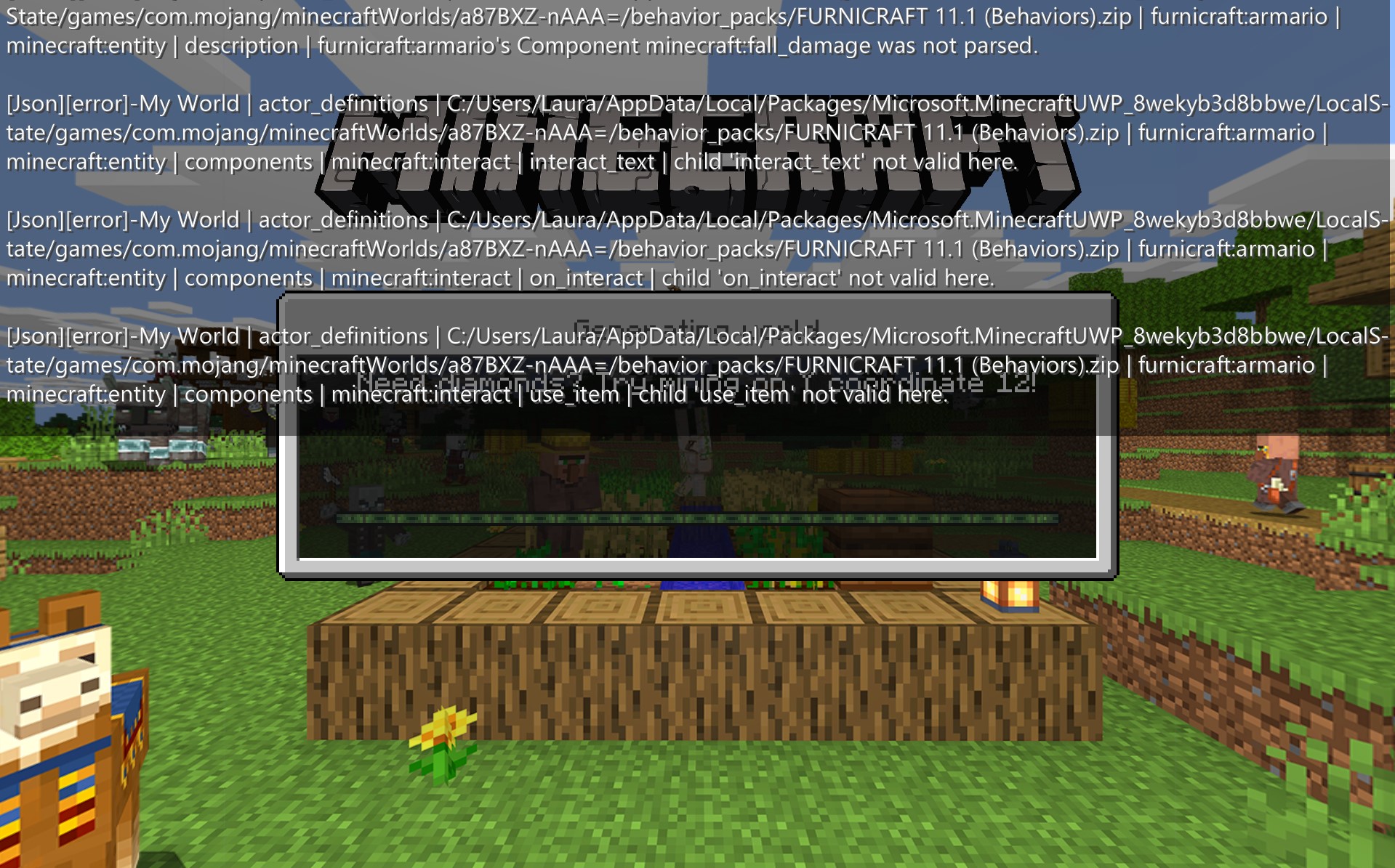 Json Components Minecraft Pe Telegraph