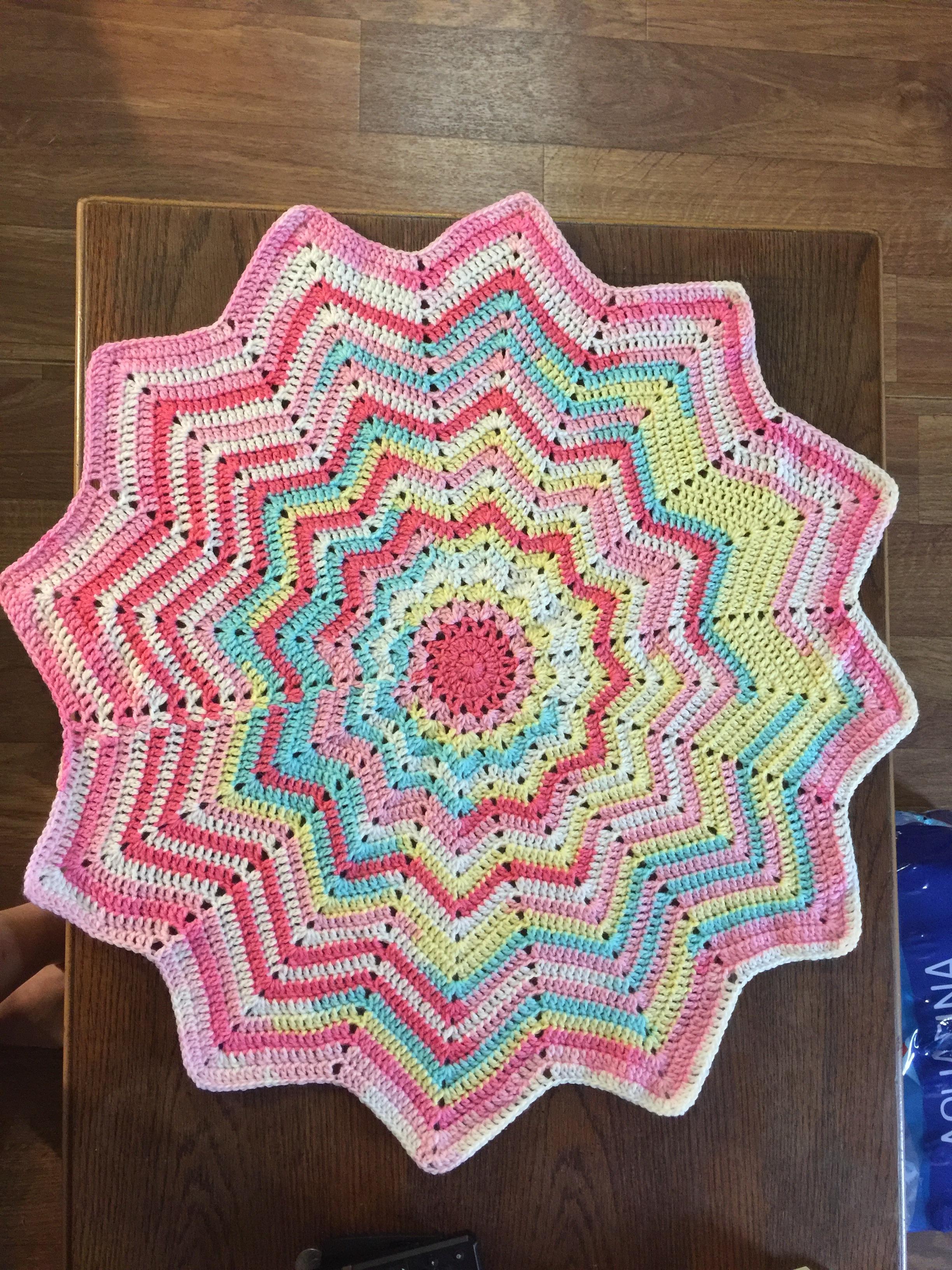 [FO] Just finished a baby blanket for my baby girl that will be here in