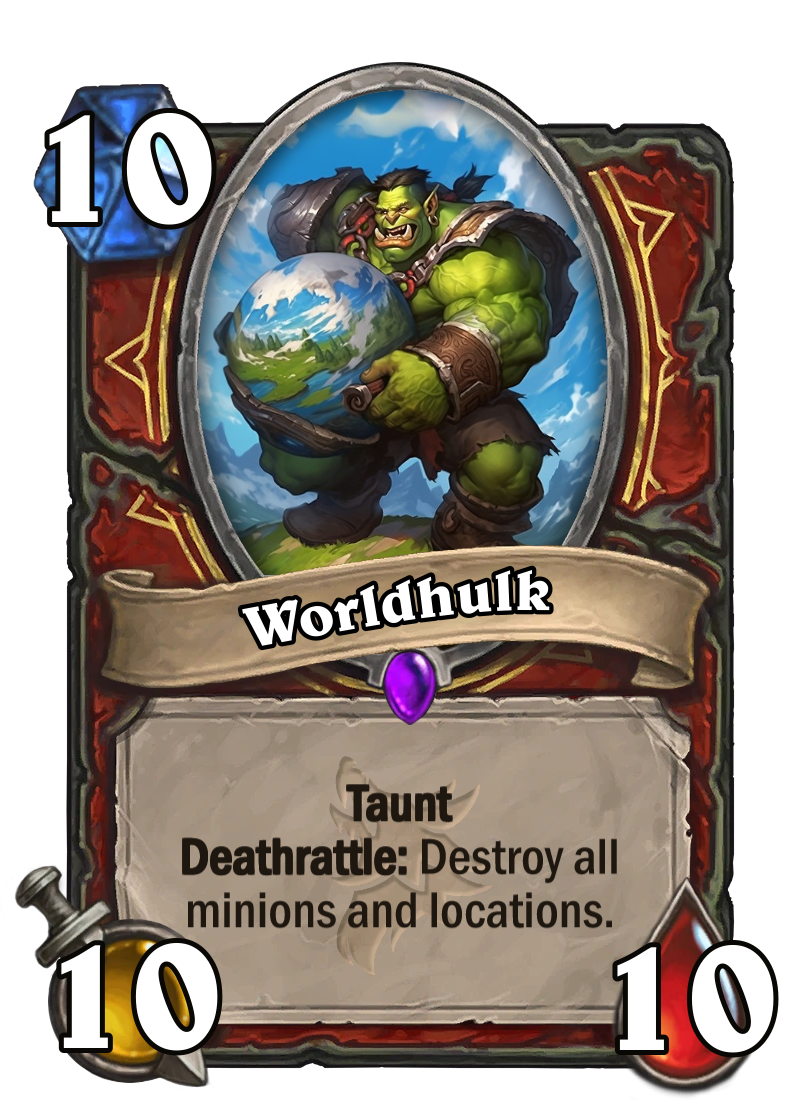 You really dropped the ball on this one. r/customhearthstone