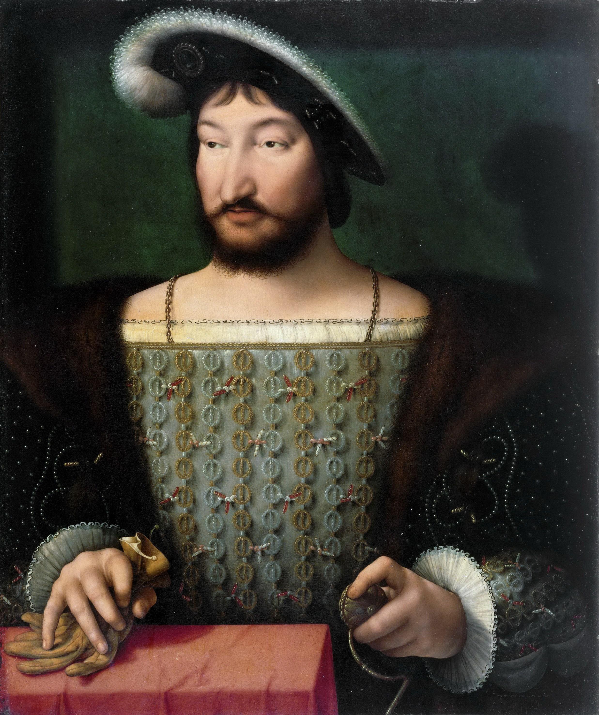 Joos van Cleve Portrait of Francis I, King of France (153233) r/museum