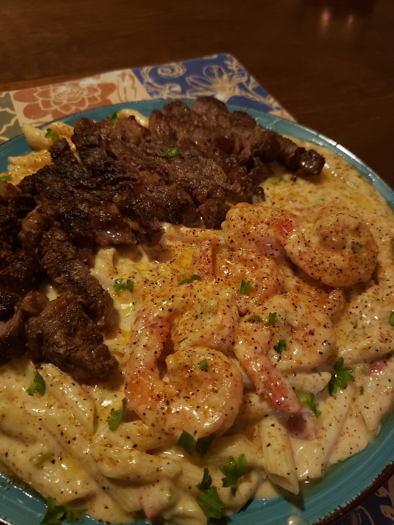 Steak & Shrimp Pasta Easy_Recipes