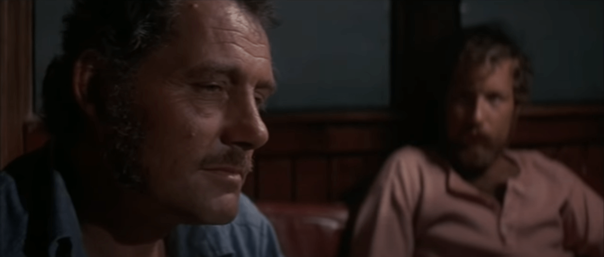 In Jaws (1975), Richard Dreyfuss didn't even have to act as he stared