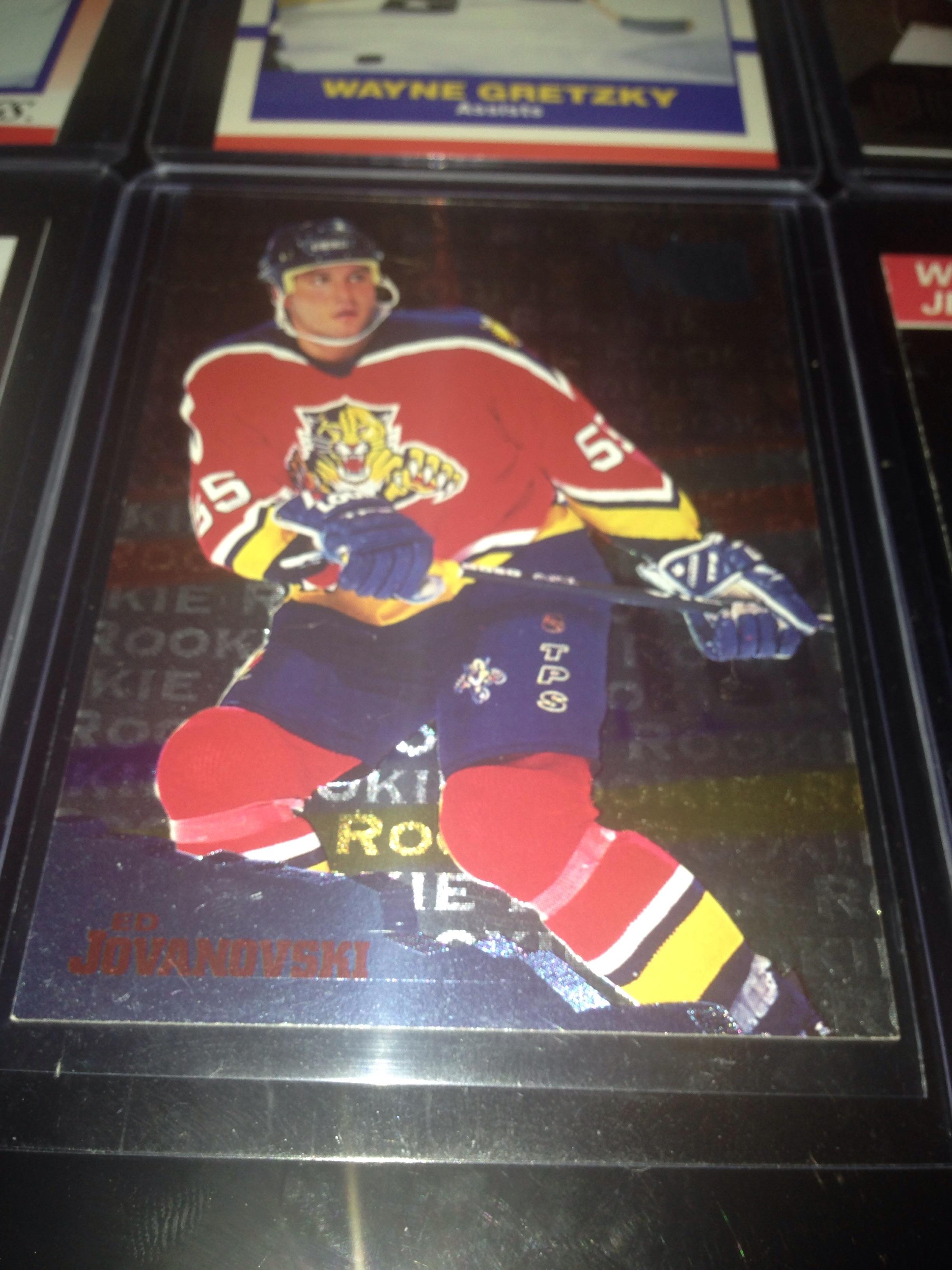 Got this Ed Jovanovski rookie card from a Dollar store pack r/hockeycards