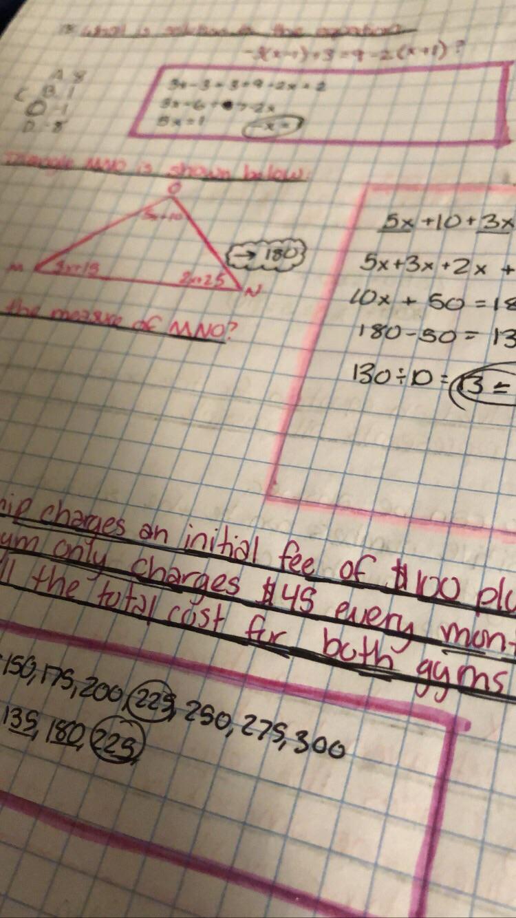 My math homework r/PenmanshipPorn