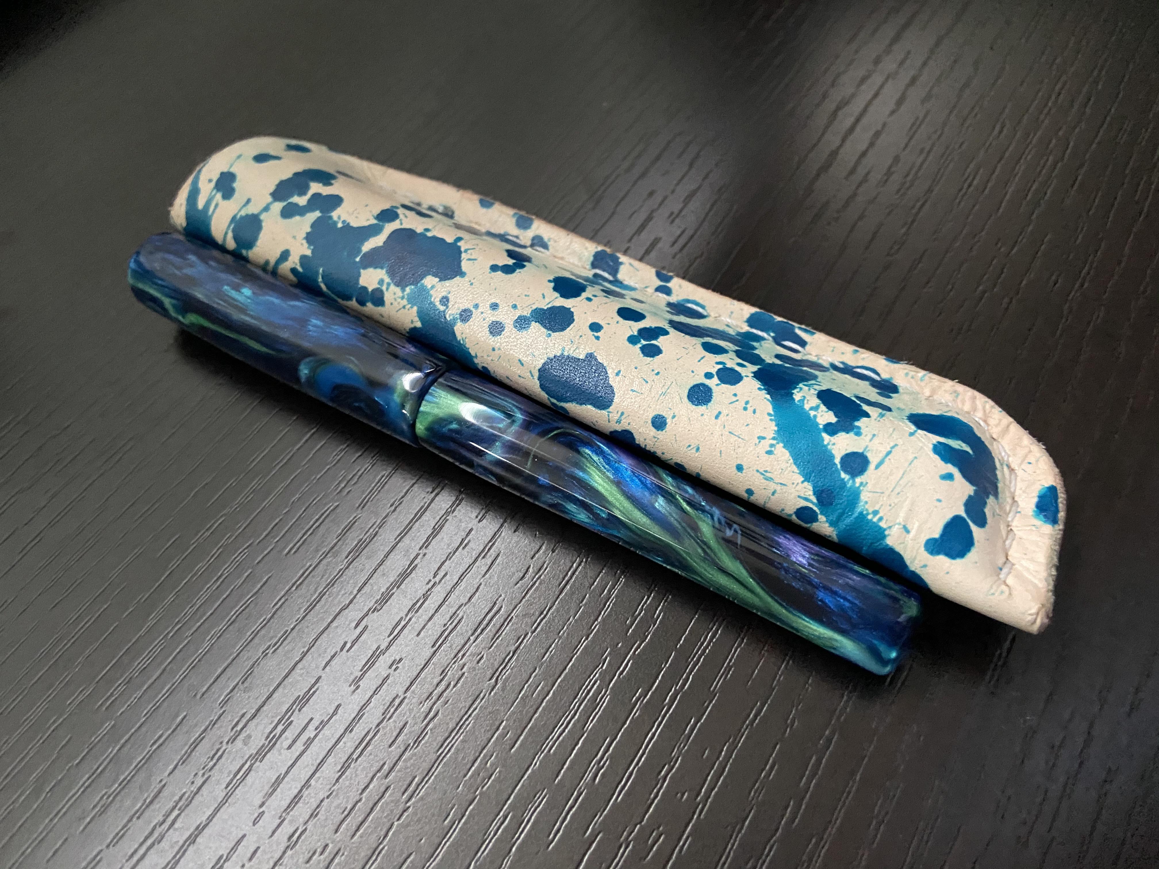 Butterknife Creations Chameleon in Cenote After Dark—loving the