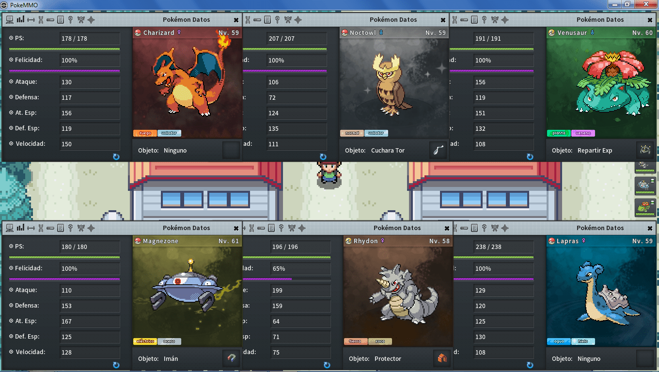 I just beat the elite four in Kanto. Here's the team I used r/pokemmo