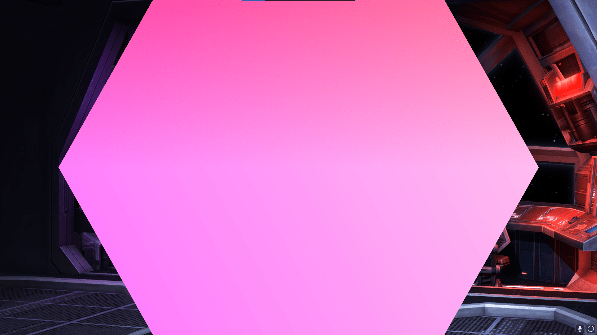 Why is there a giant magenta diamond on my screen? swtor