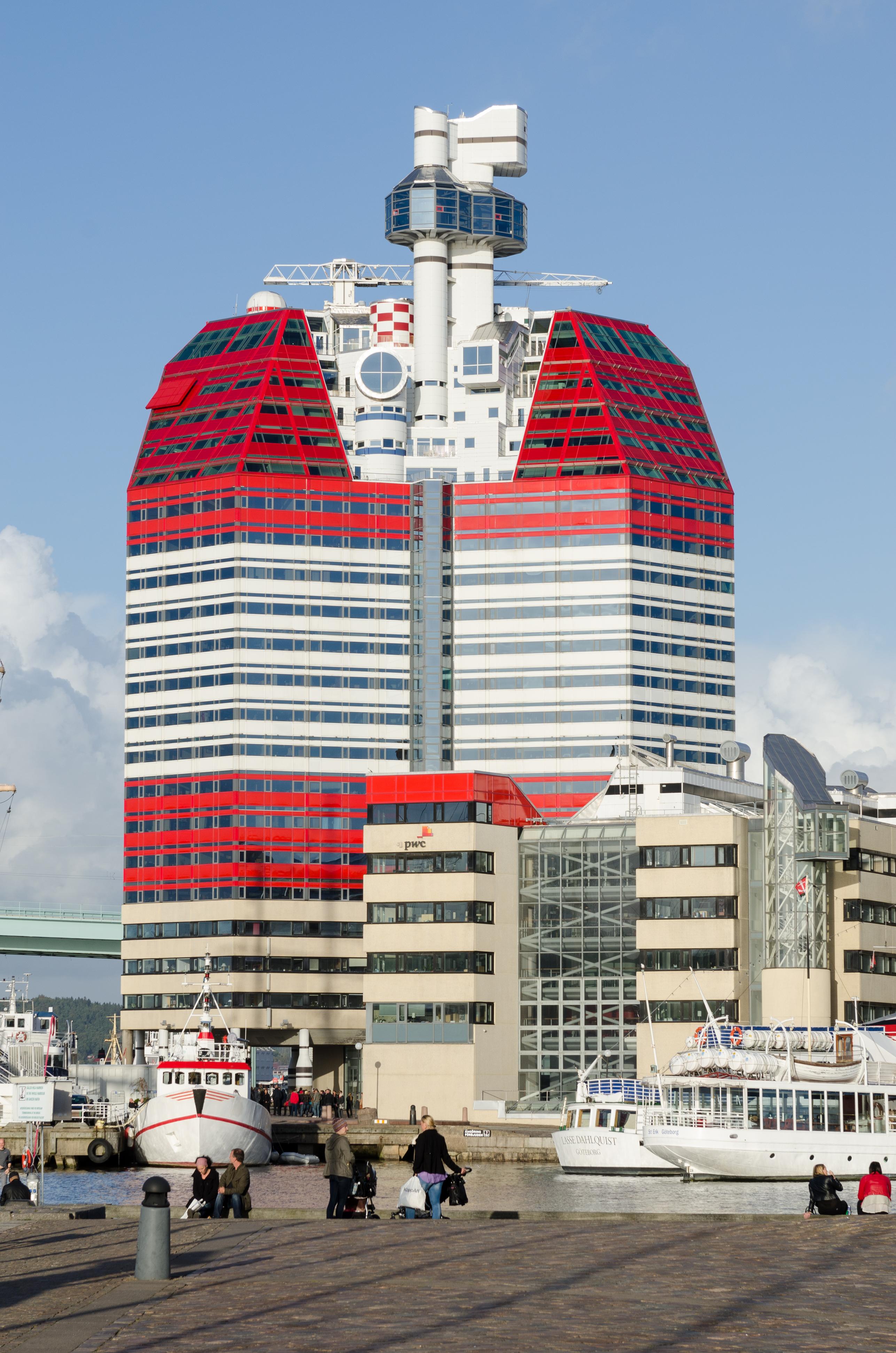 Lilla Bommen Building a.k.a. 'The Lipstick' (Gothenburg, Sweden