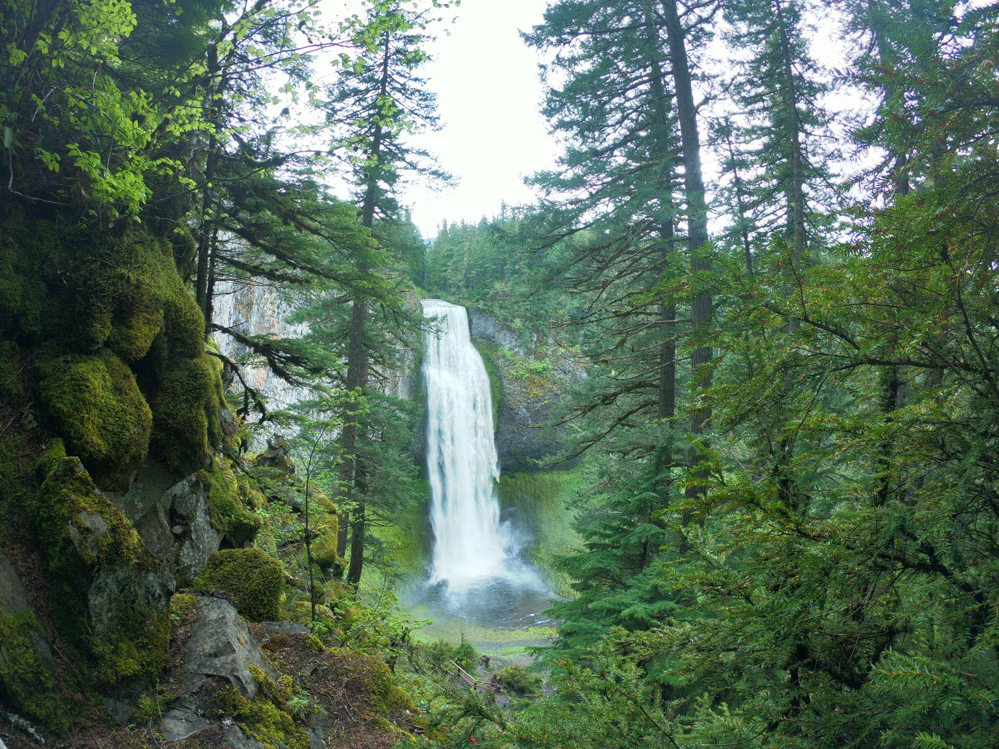 Salt Creek Waterfall in Oregon, on our way home from Portland 