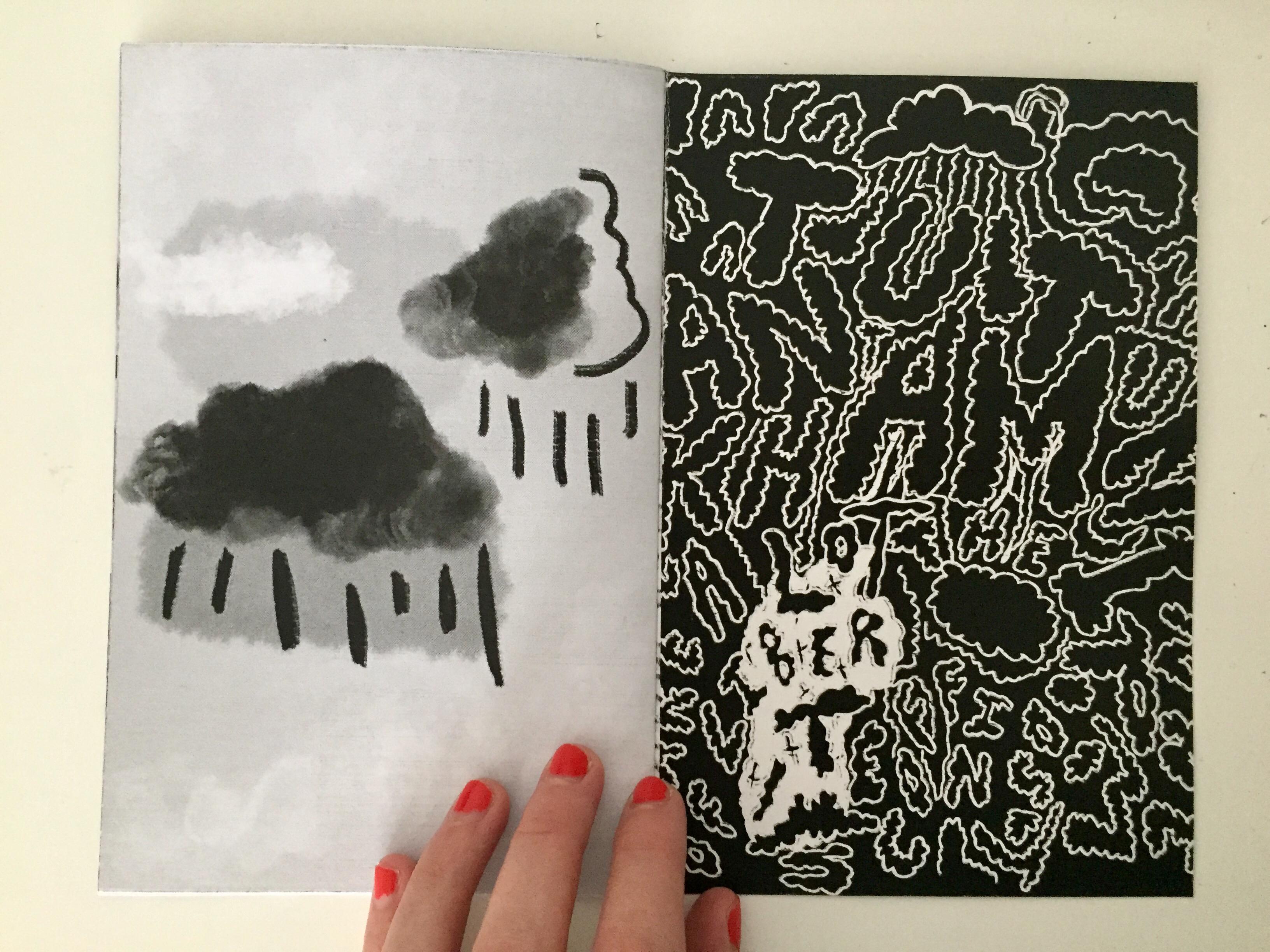 Art zine sketchbook scans + digital drawing r/zines