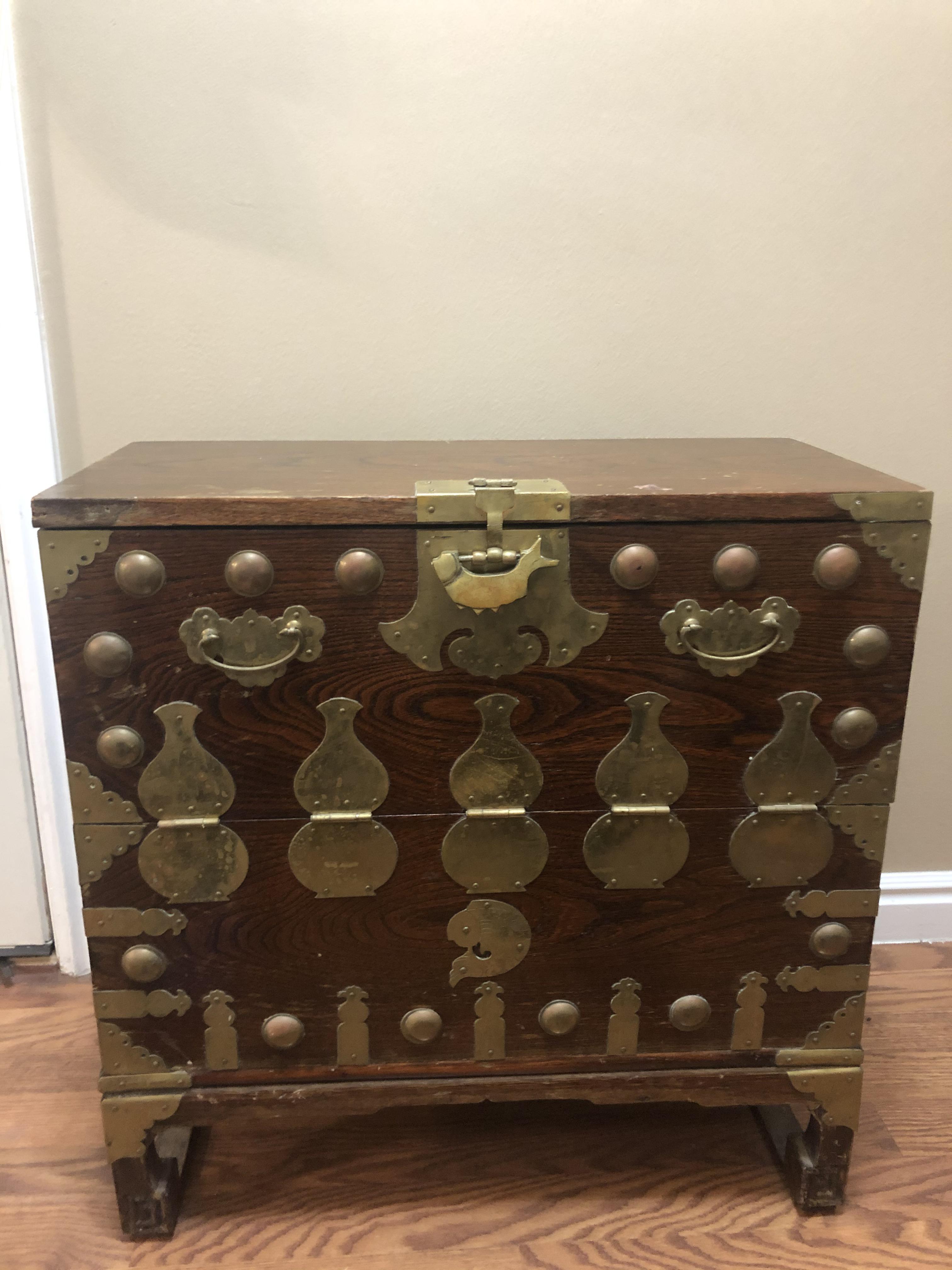 Vintage Cedar Chest from the local Mormon Thrift Store. Girlfriend says