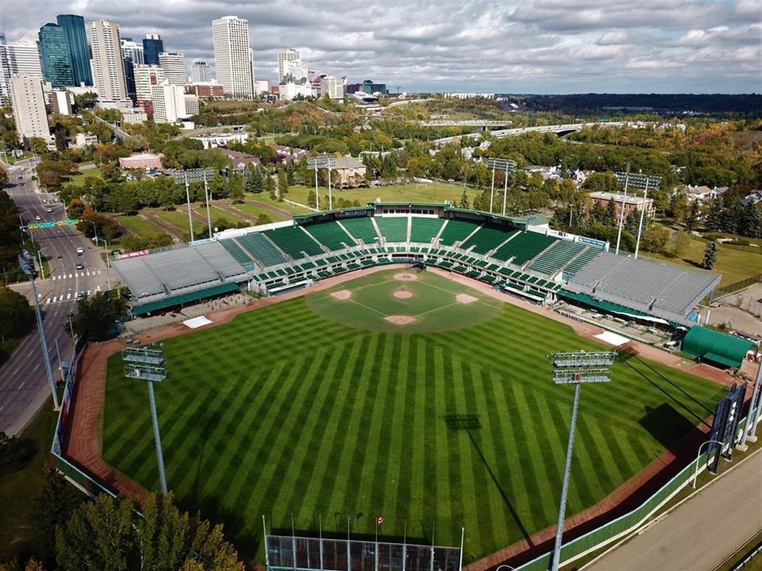 Our ballpark here in Edmonton, Alberta, Canada. Once home to AAA minor
