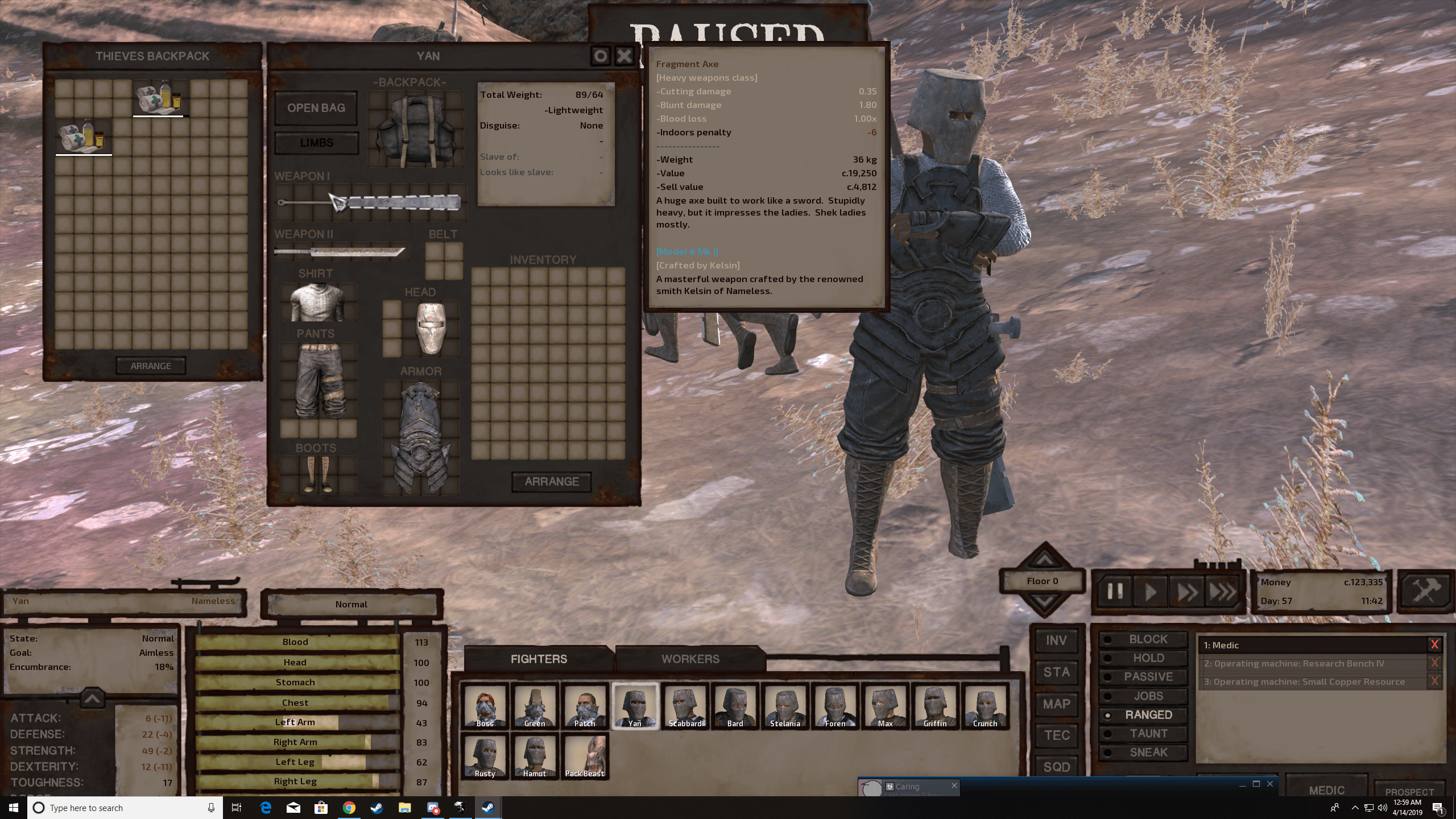 Heavy Inf Advice? r/Kenshi