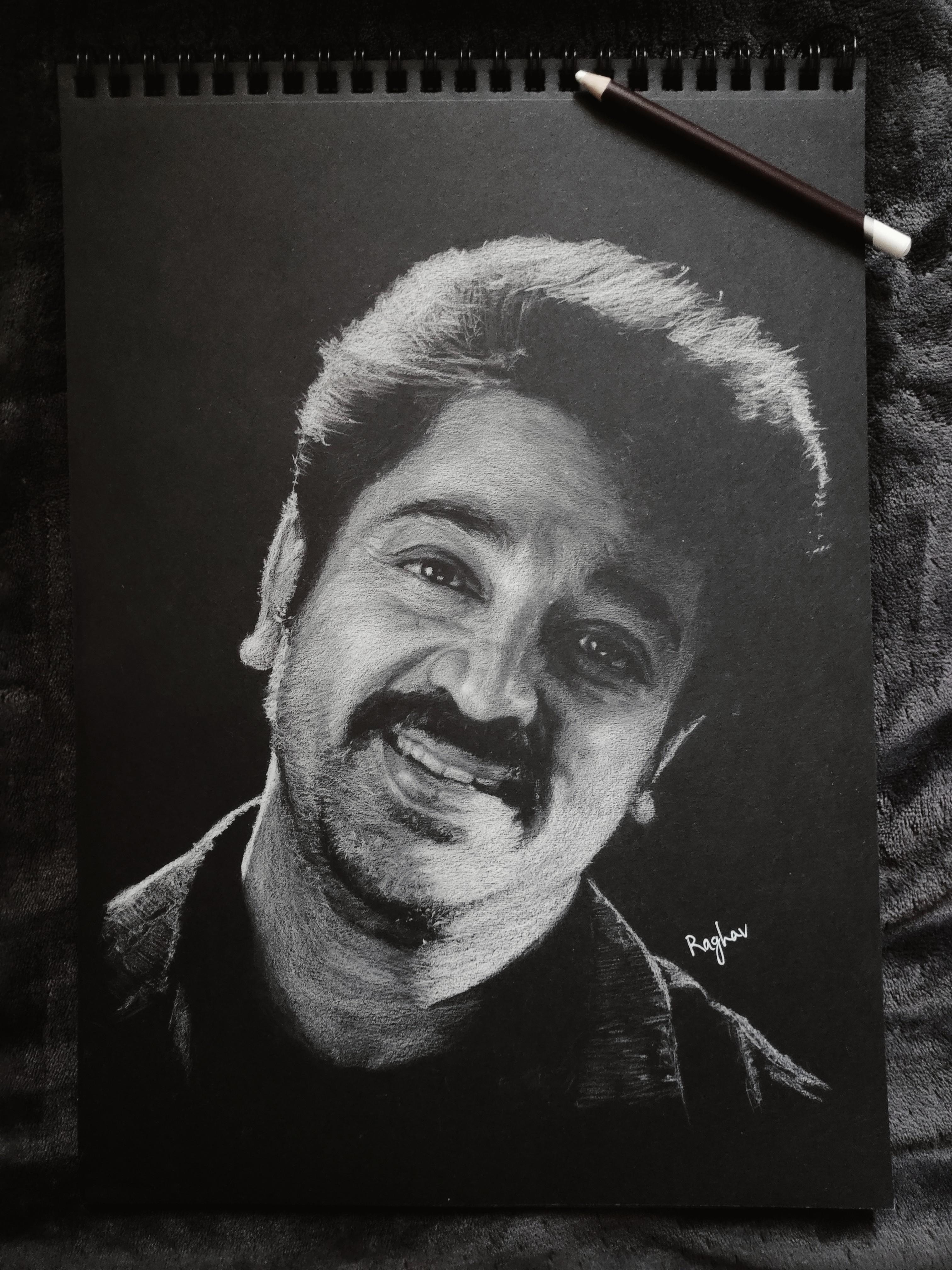 Share more than 70 kamal hassan pencil sketch latest seven.edu.vn