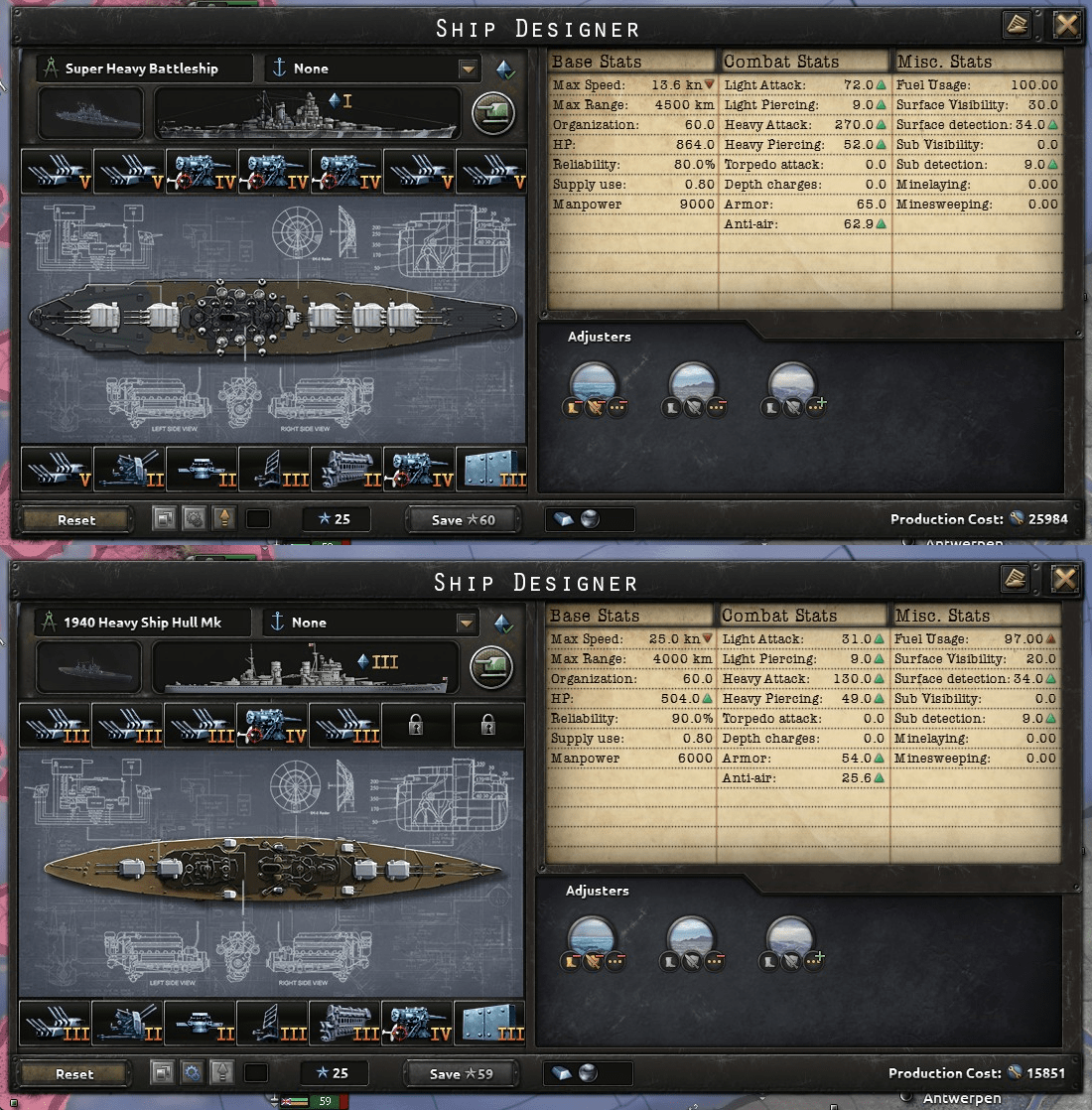 Which Ship would you choose? (this is modded) r/hoi4