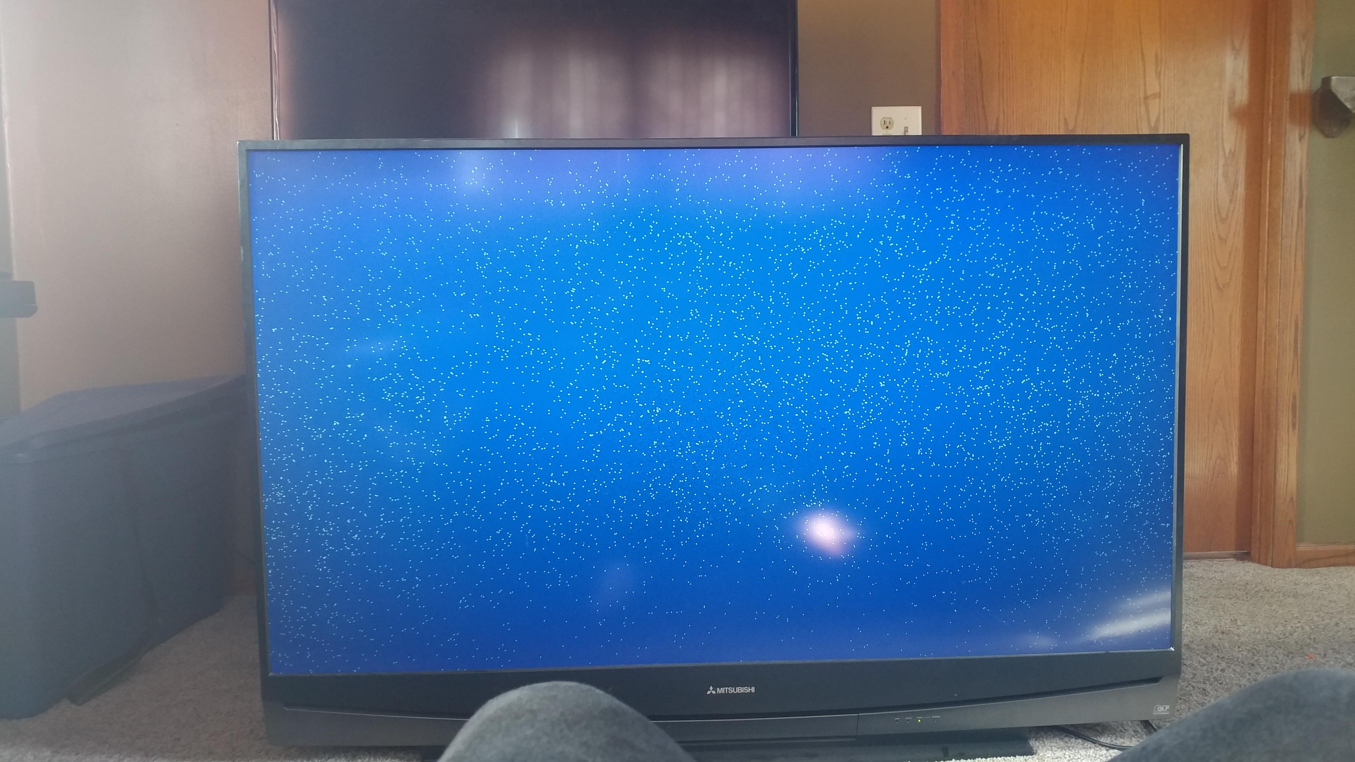 Fixable? Got it free, 70 inch Mitsubishi, dlp I think r/TVRepair