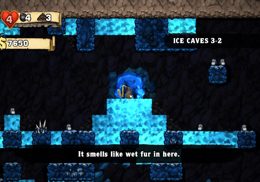 Everyone gangsta till it smells like wet fur r/spelunky