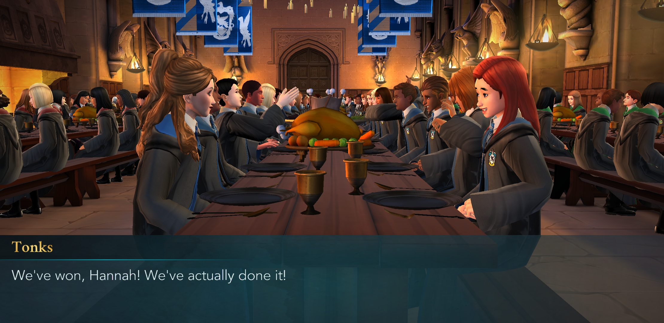 It appears Tonks has finally infiltrated Ravenclaw. But the question is