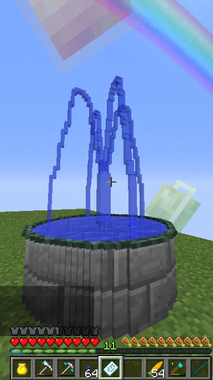 Minecraft Water Fountain Awesome Best Decorations