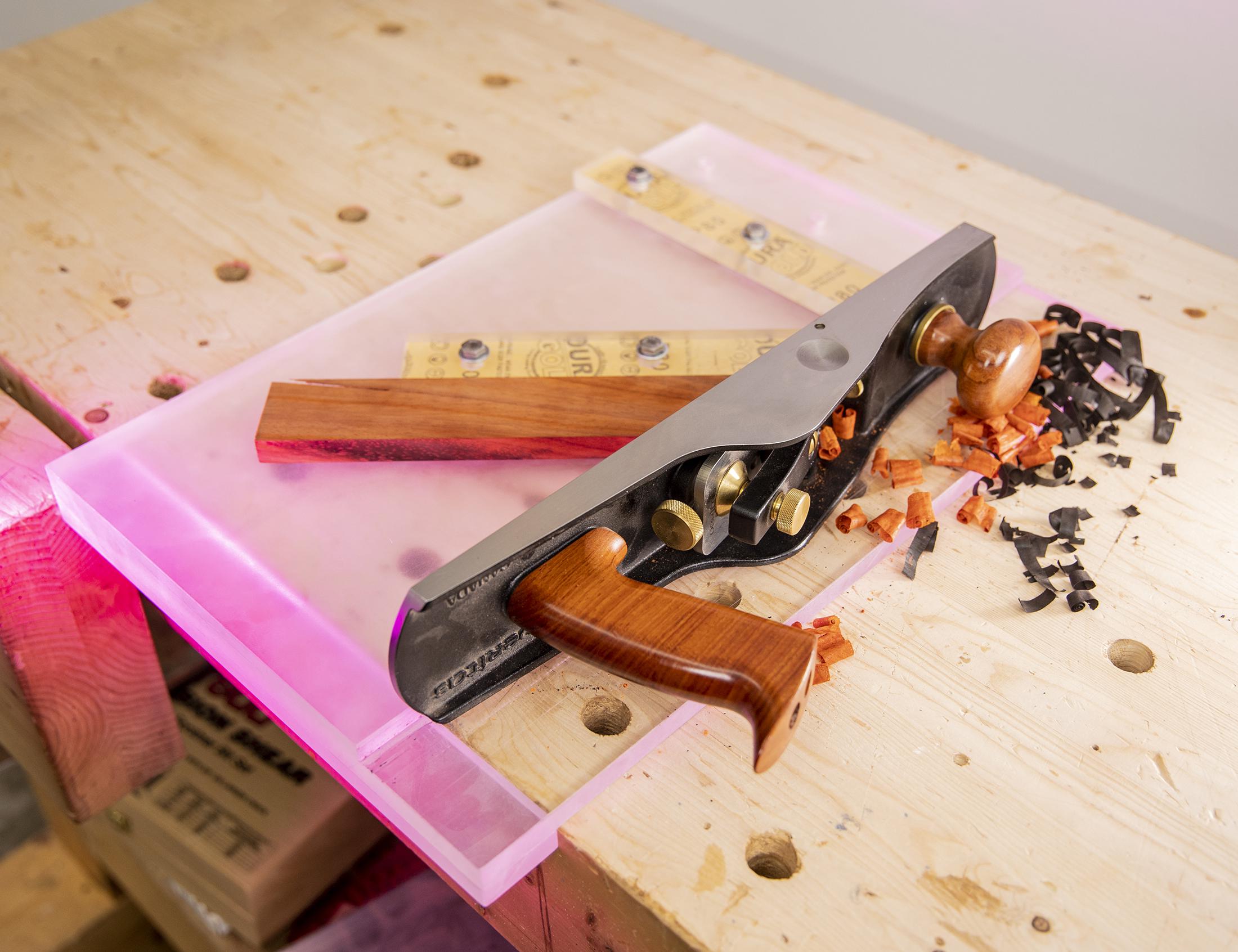 Made a shooting board with plexiglass r/woodworking