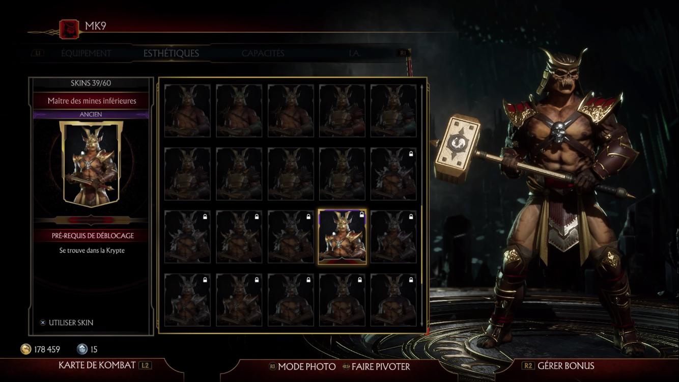 This skin for shao kahn is in the krypt but where, in a special