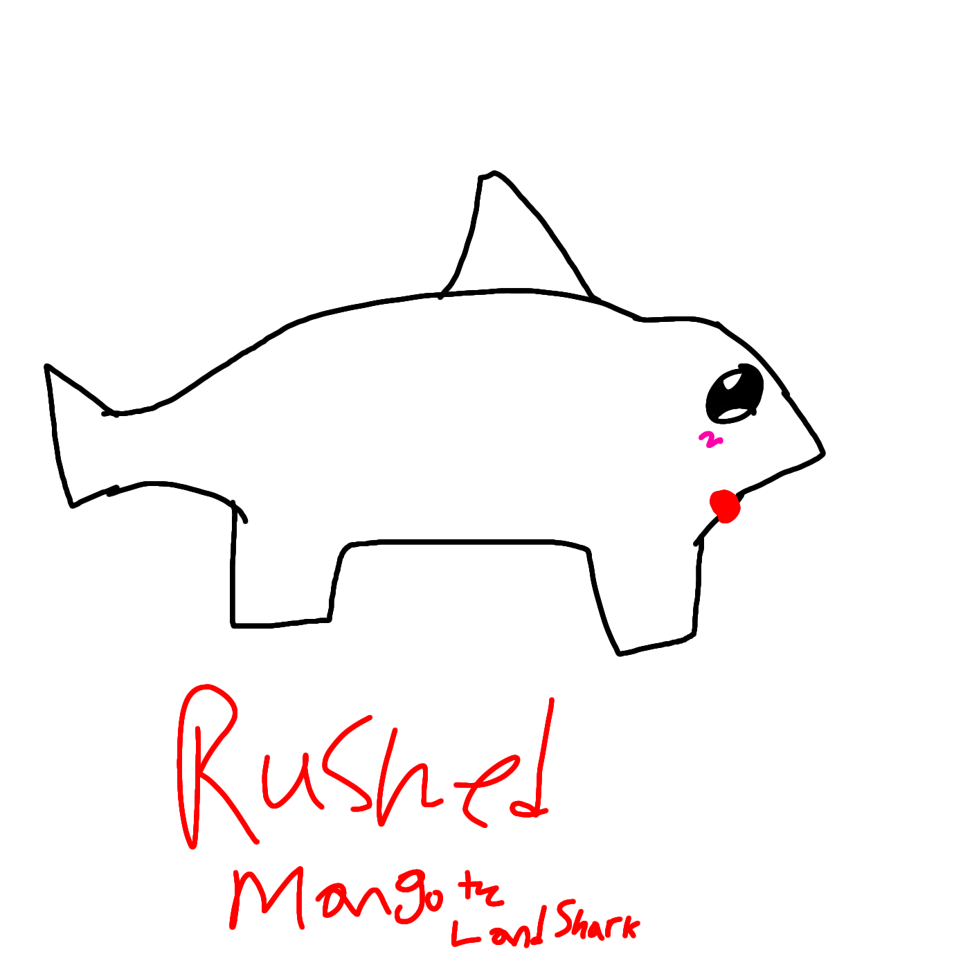 My rushed mango the land shark drawing r/TheClickOwO