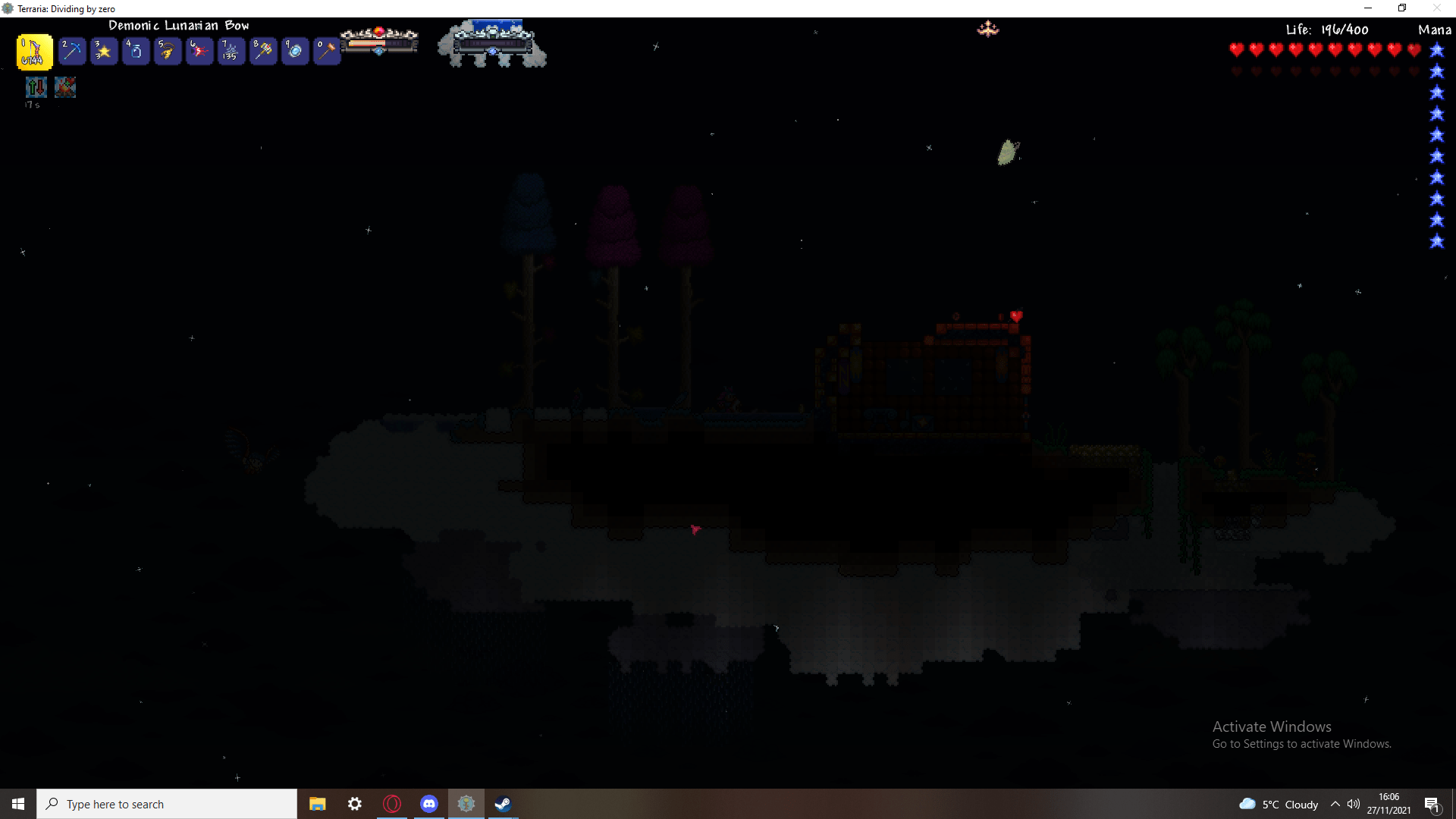 This has to be the worst hallowed biome I've ever seen, I literally