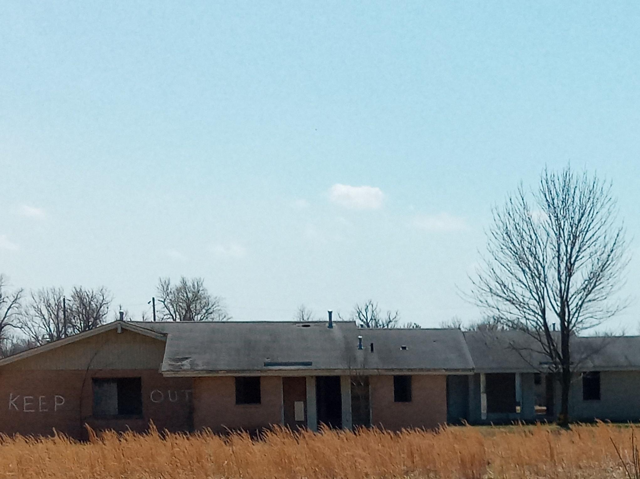 Abandoned homes...Picher, OK (EPA shutdown town due to mining hazards