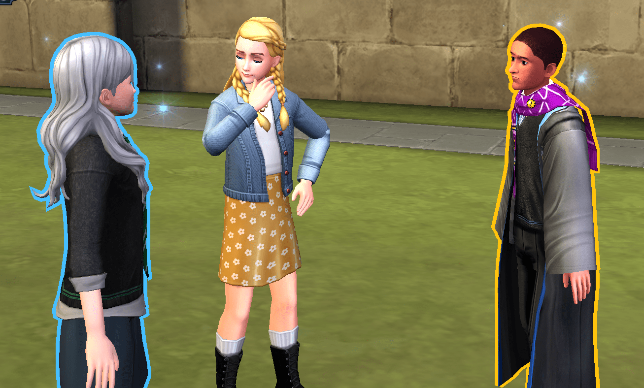 My sister looked over my shoulder and asked me if this is Blaise Zabini, Luna Lovegood and a