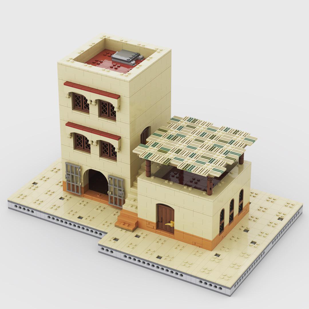 Expanding my modular D&D building designs. r/brick_root