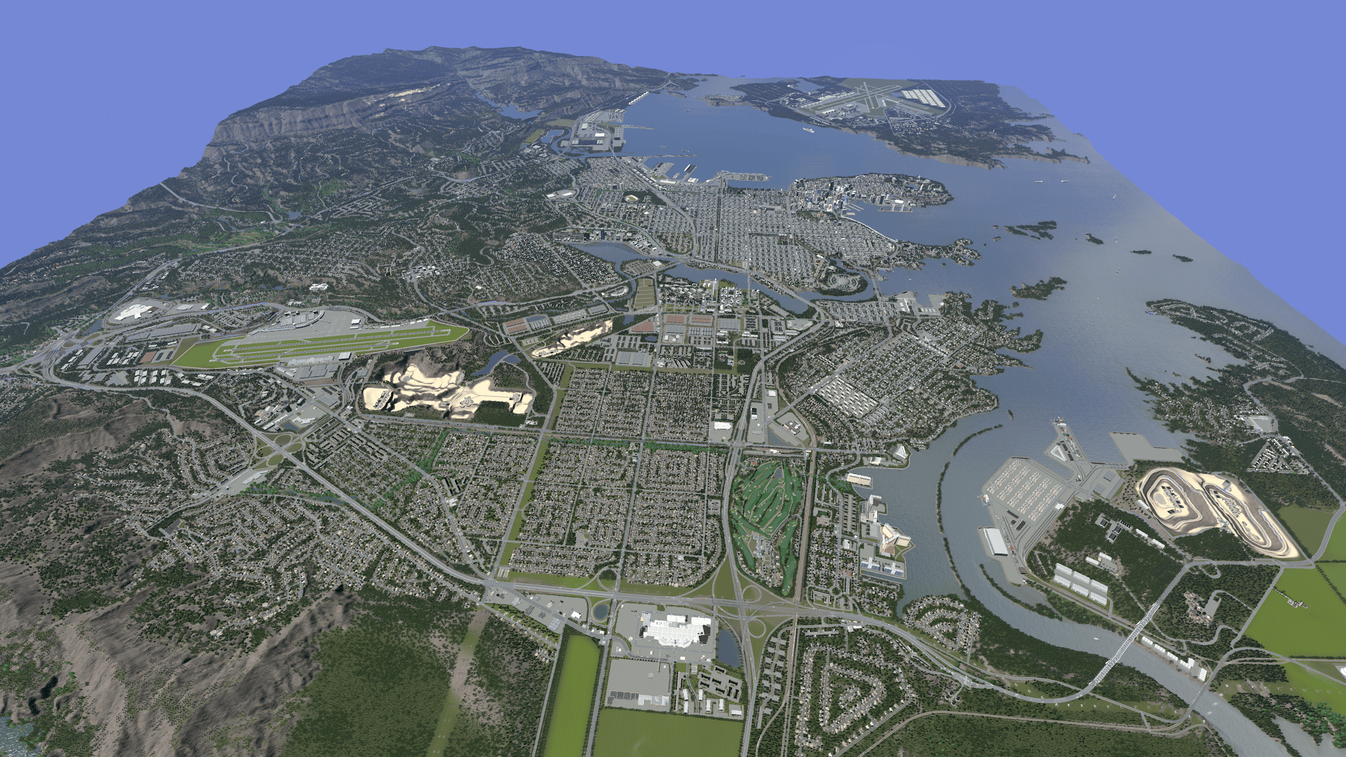 Decided to carve out some high voltage power lines