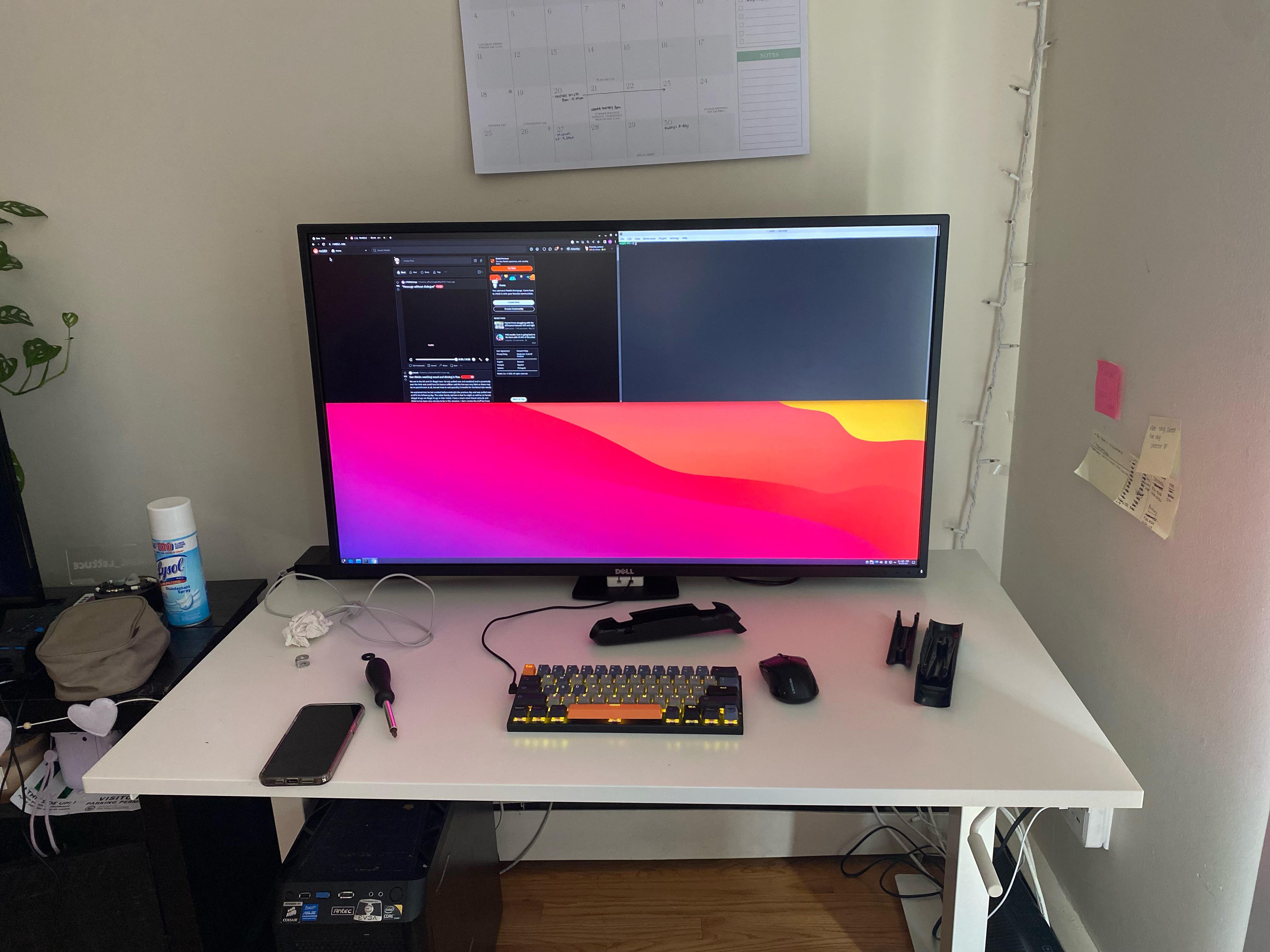 My first post here, here is my new 36” Dell Monitor. I also picked this