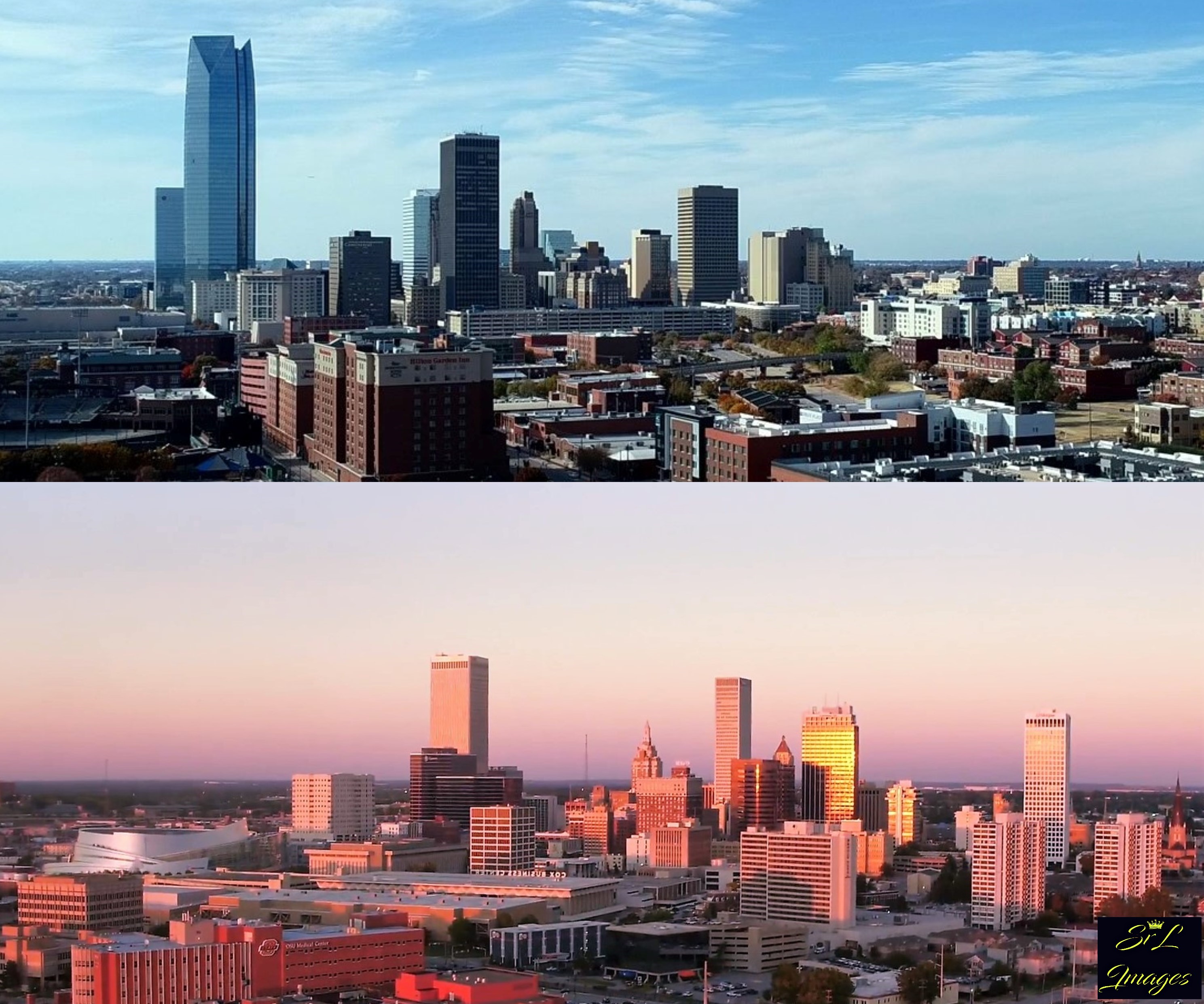 Which Oklahoma city has the better skyline, Oklahoma City or Tulsa