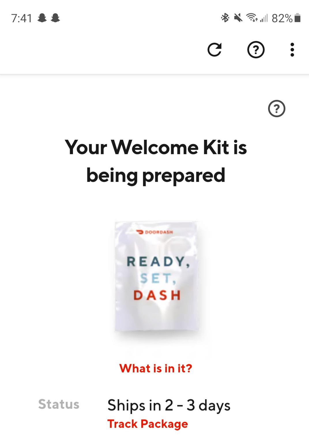 I've been dashing for almost 2 years why am I getting a kit