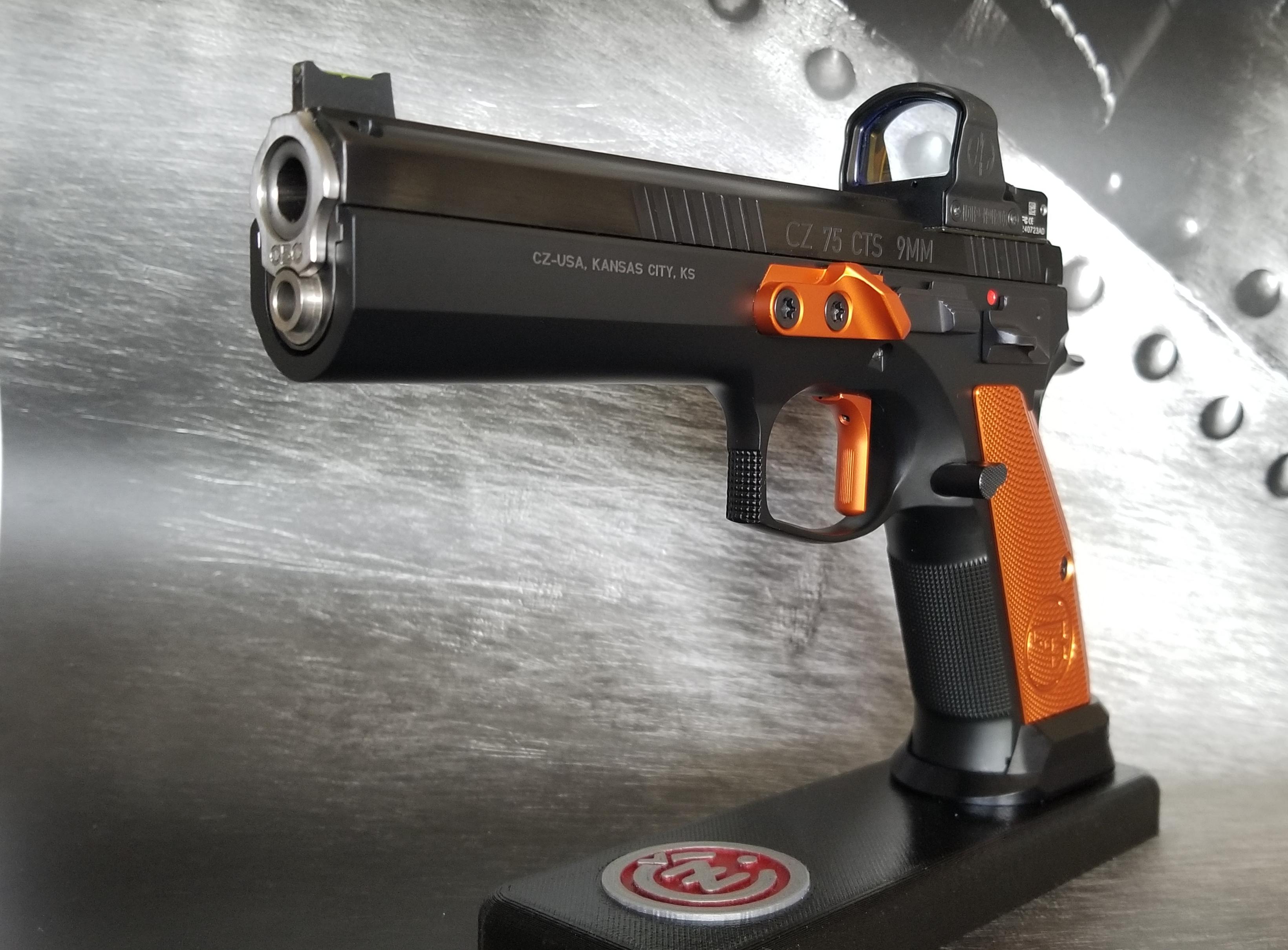 CZ TACTICAL SPORTS ORANGE with CZ Custom CTS *Accu* slide & red dot