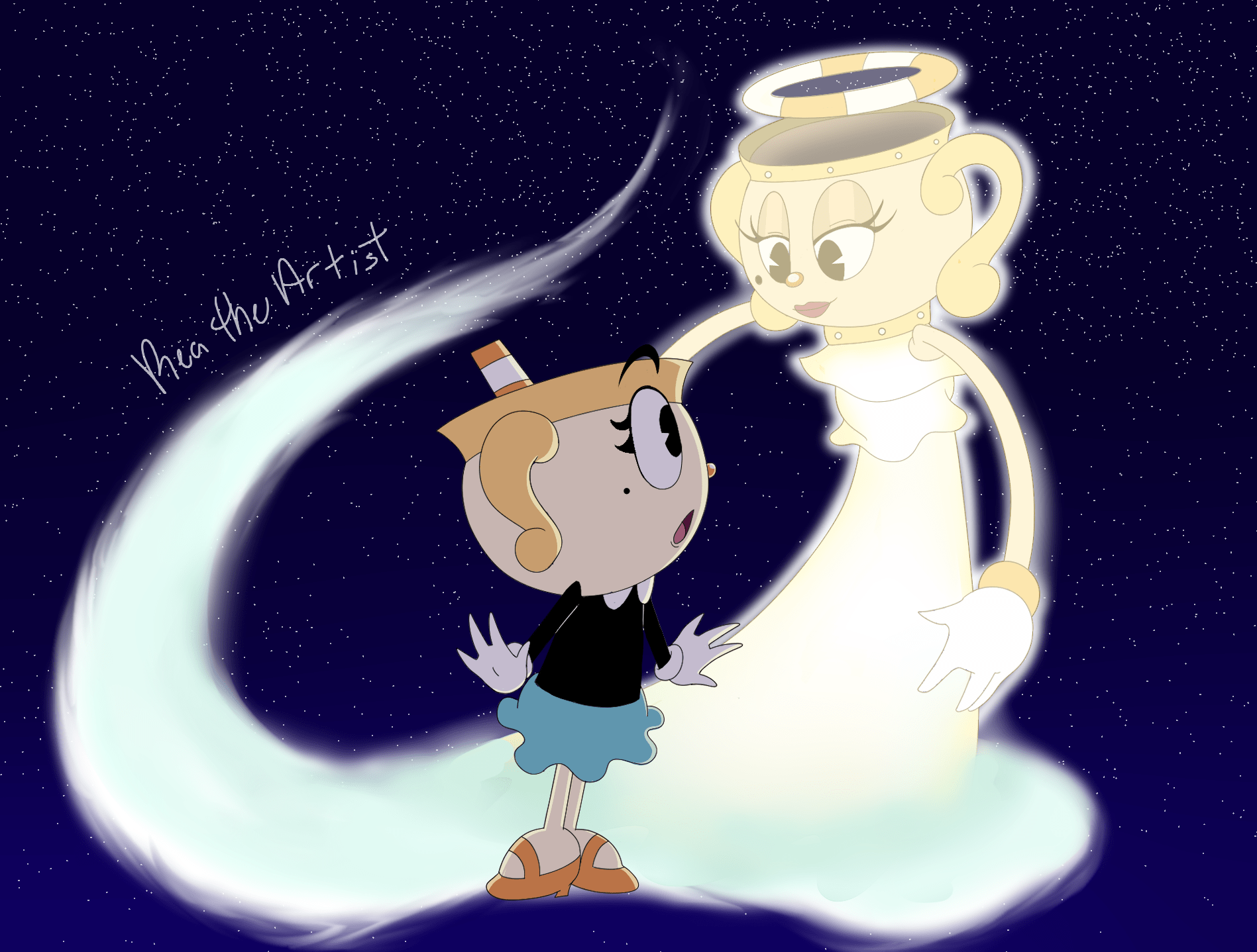 If Ms. Chalice met the Legendary Chalice r/Cuphead