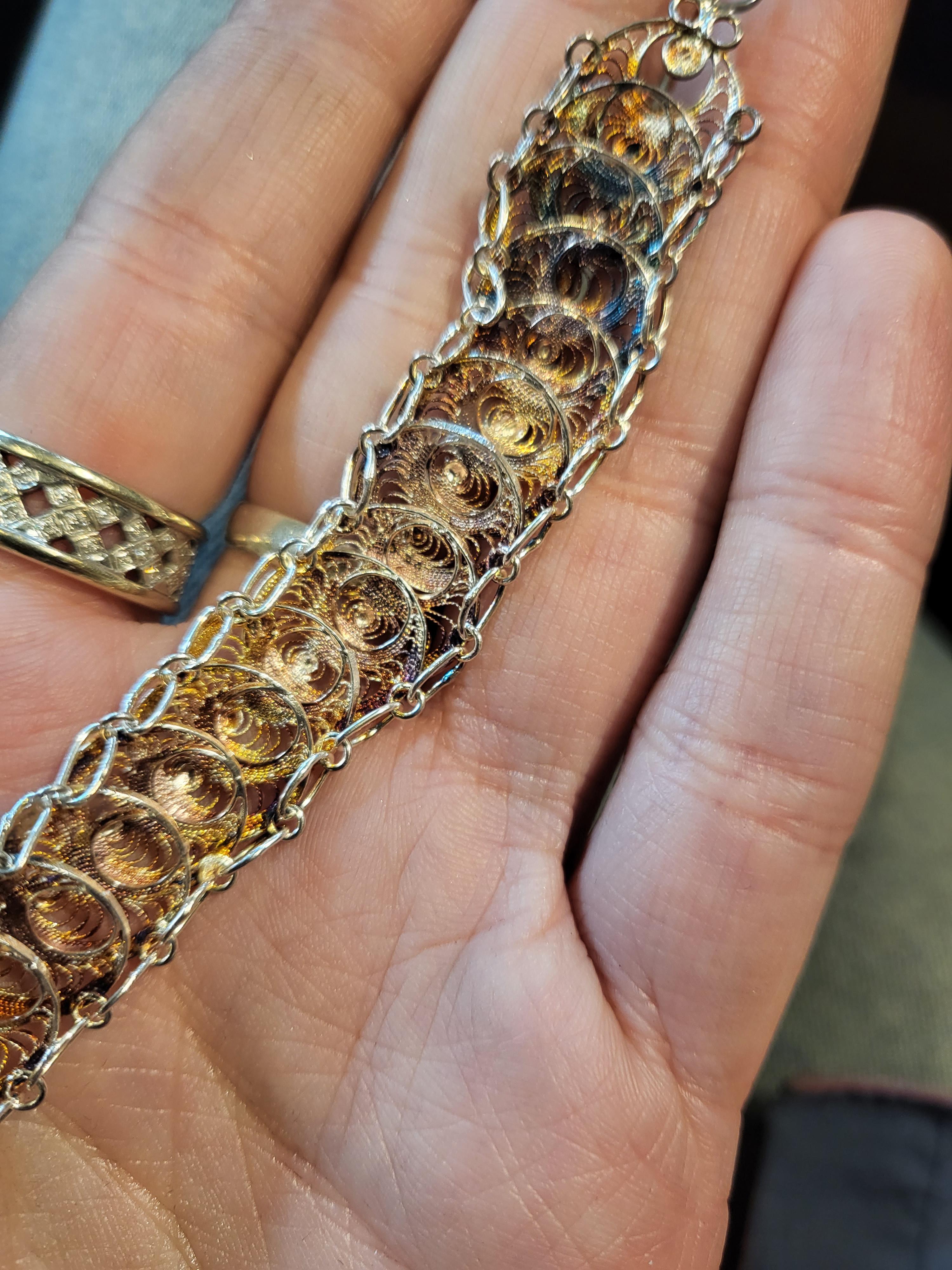 What causes this type of tarnish on silver? r/jewelry