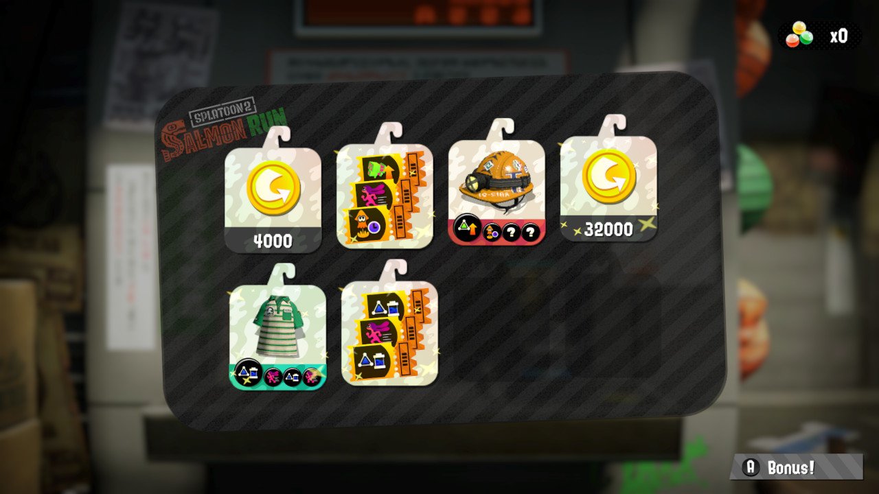You can receive prior months Grizzco rewards in Salmon Run capsules r