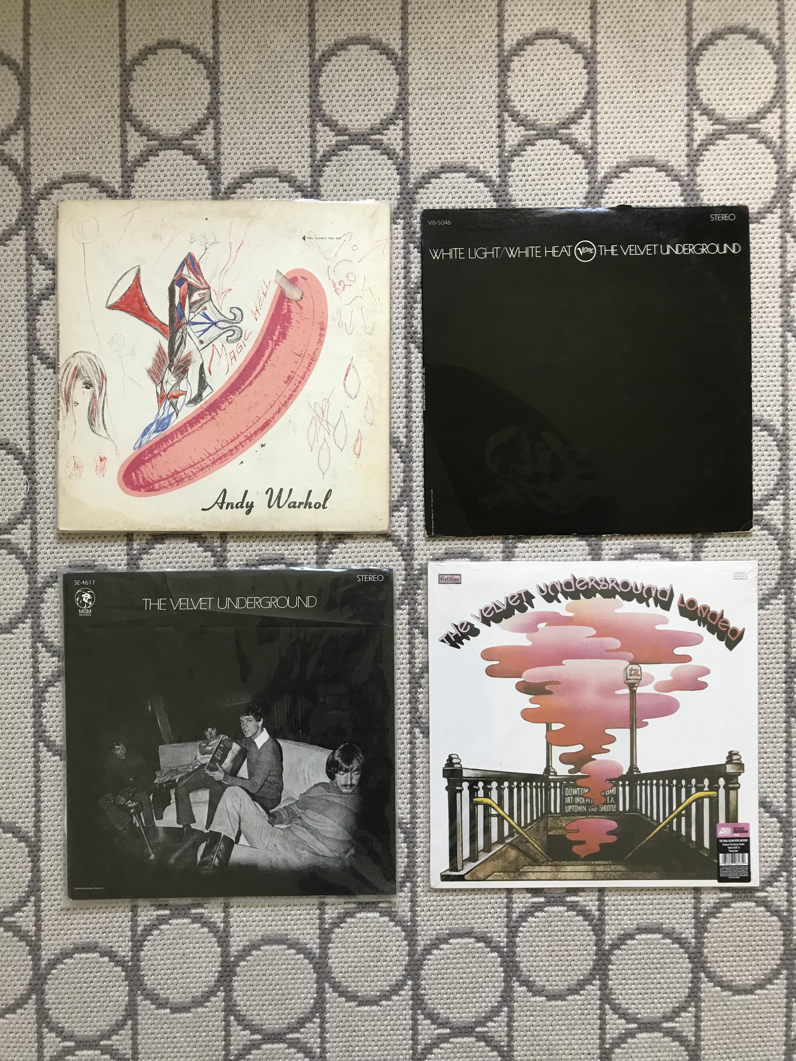 Finally got all four Velvet Underground albums (the ones I wanted at