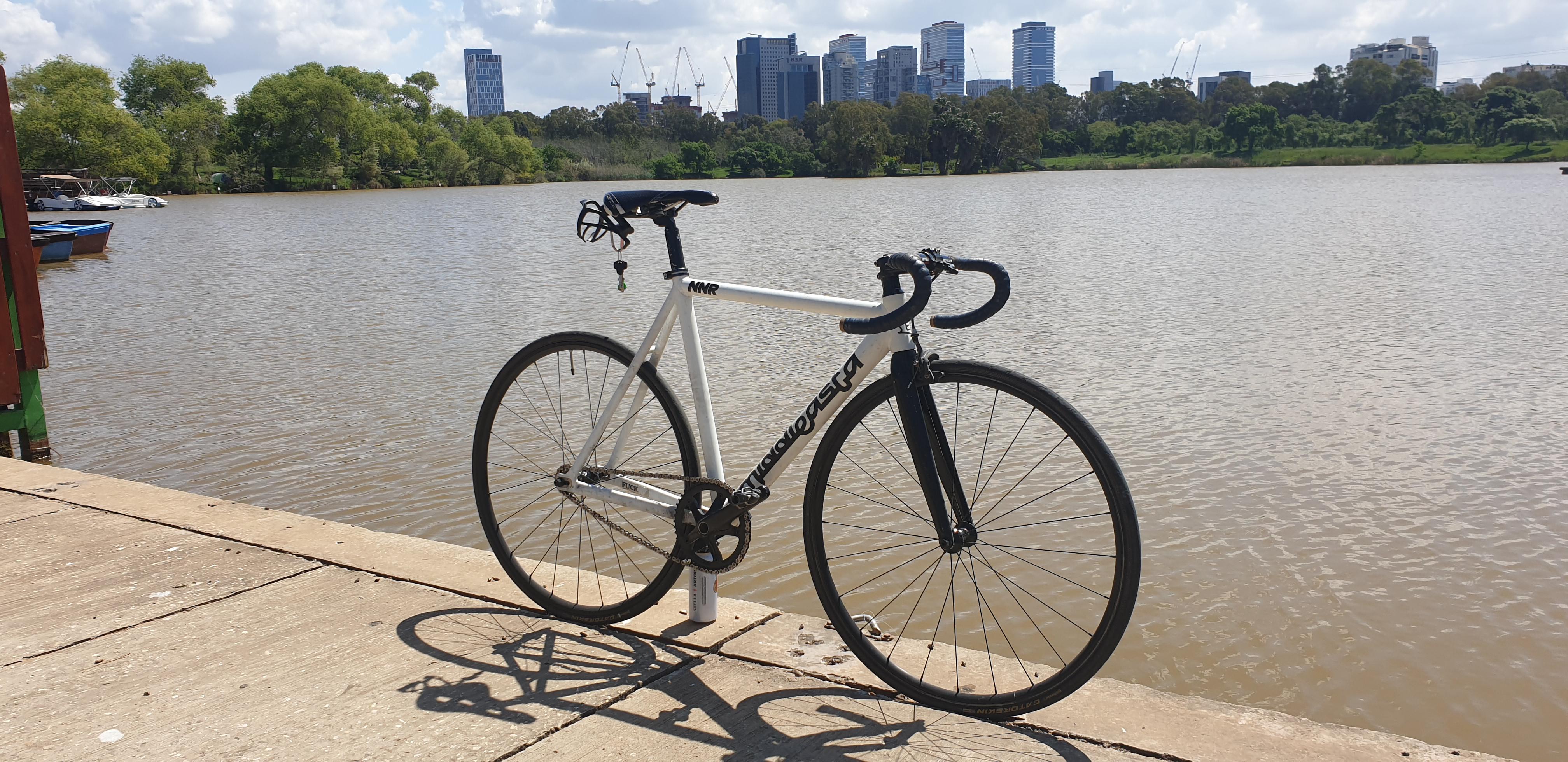 Total lockdown, but lucky enough to be an "essential" bike