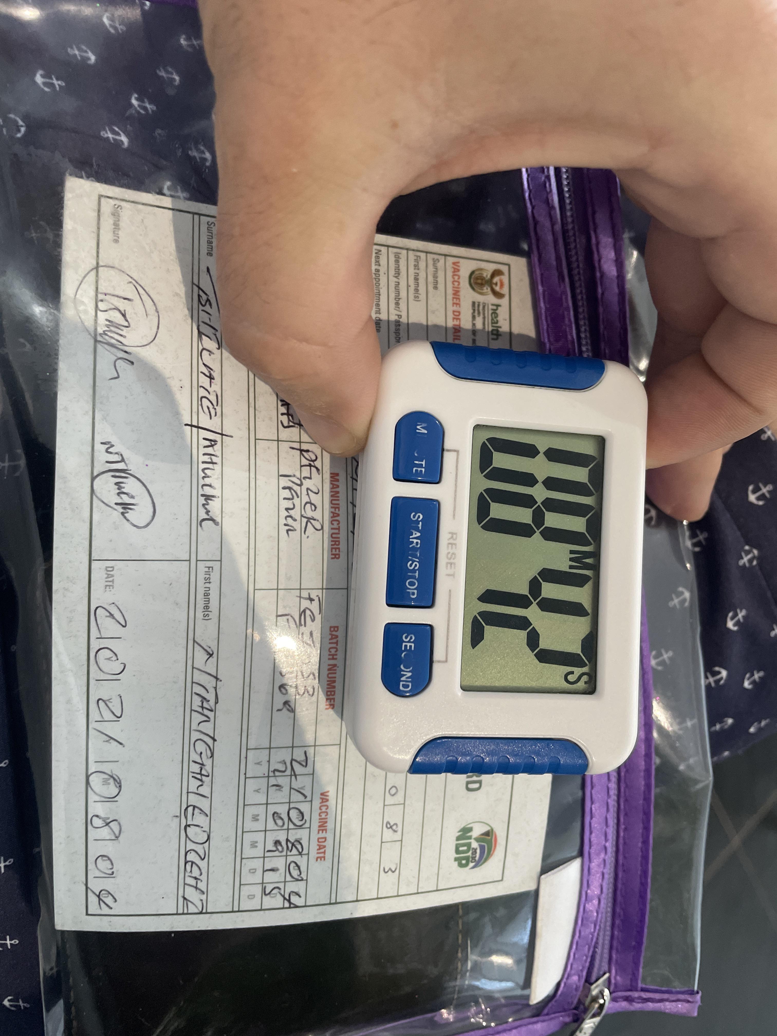 Second jab done. Fck you Covid. r/southafrica