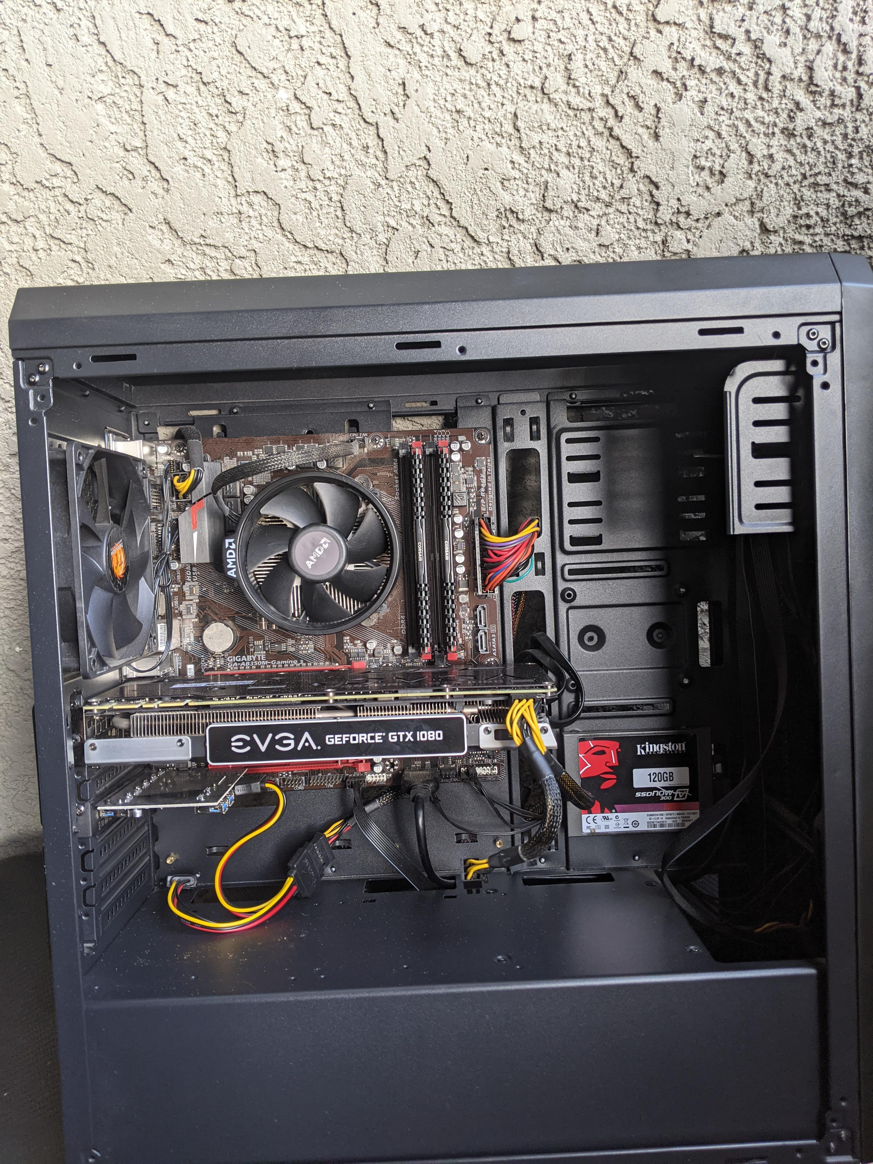 [selling] entrylevel gaming PC 700 cash. GTX 1080, Ryzen 5 1600, 16gb