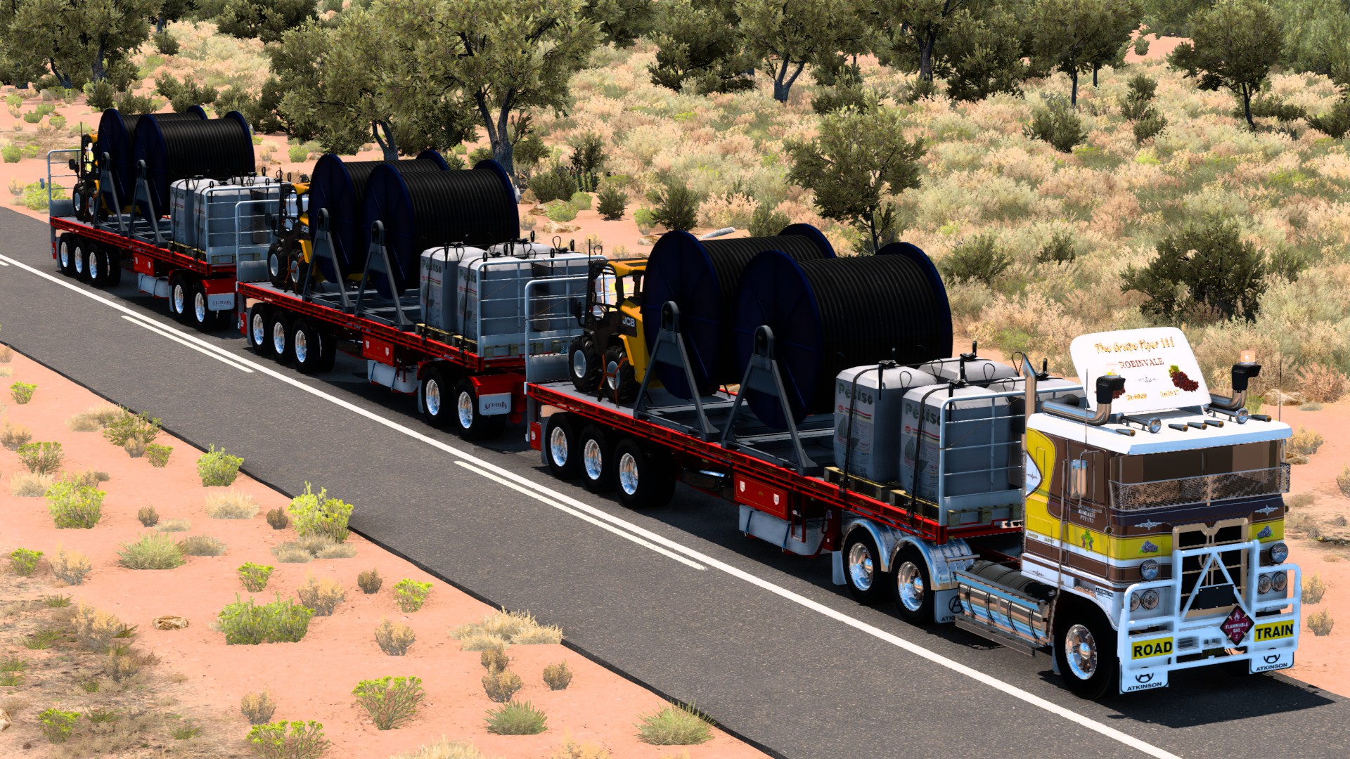 Vintage Australian Atkinson 3800 Triple Road Train r/trucksim