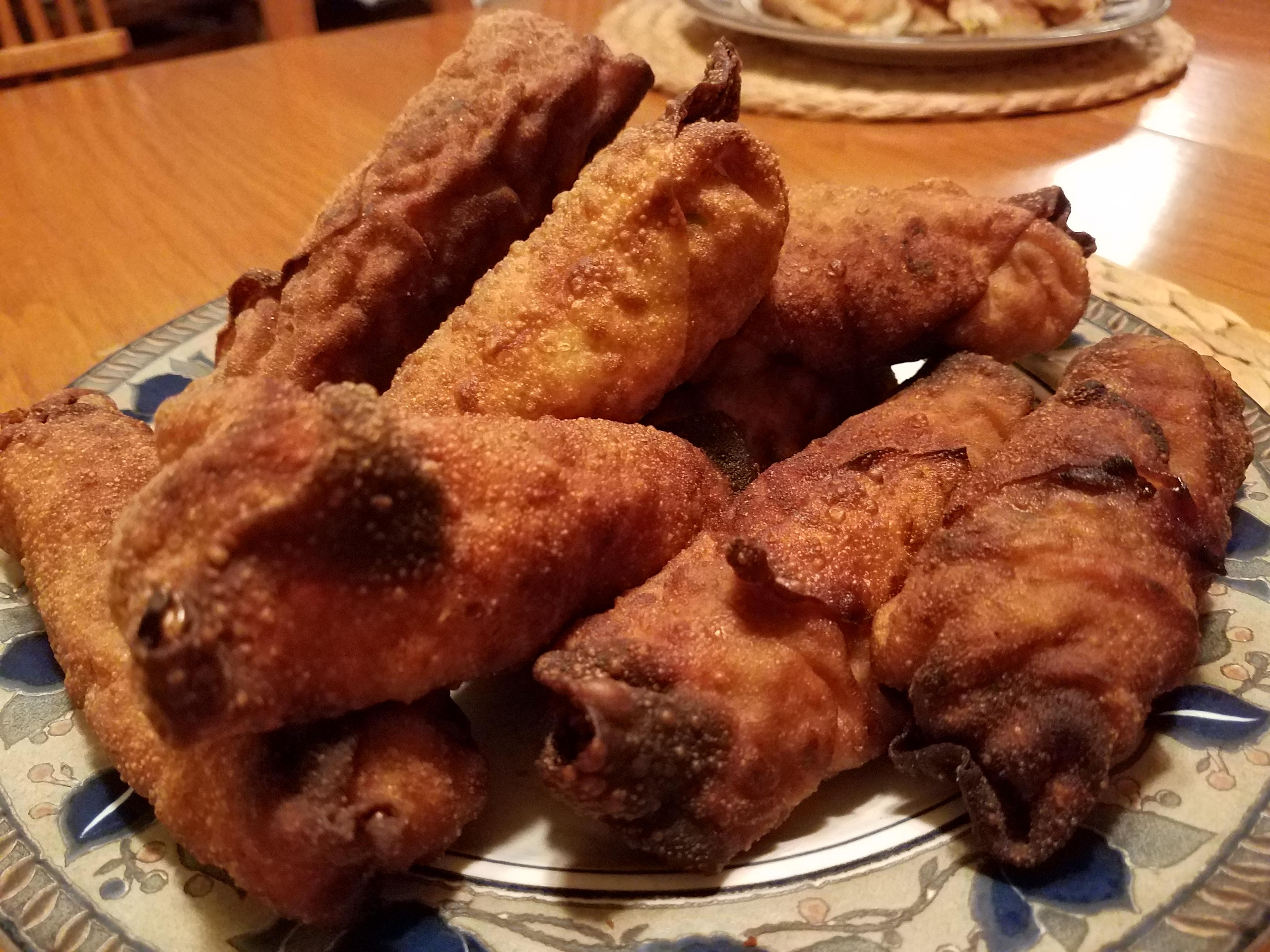 [Homemade] Cast iron egg rolls r/food