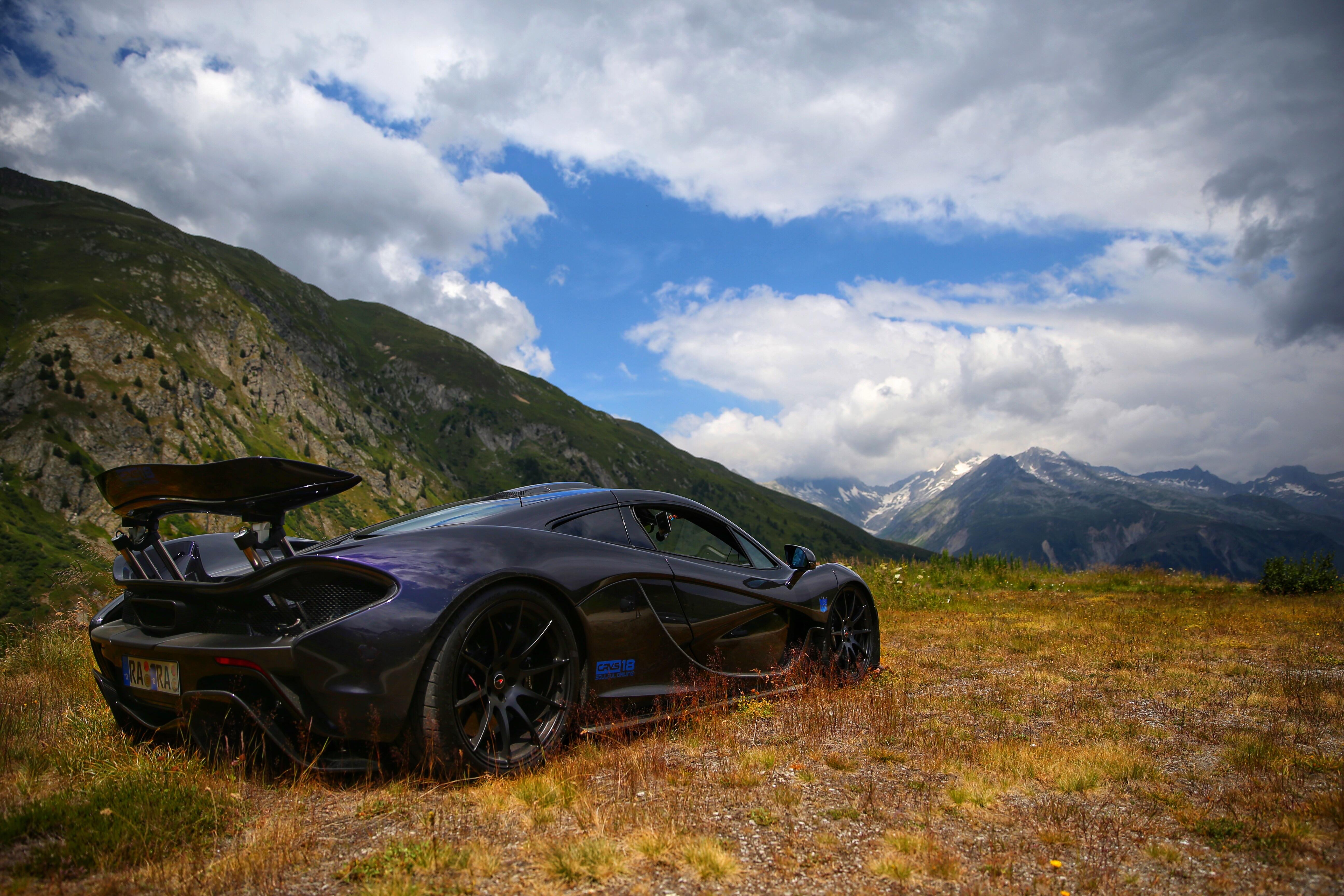 [OC] Widowmaker McLaren P1 offroading in the Swiss mountains. r
