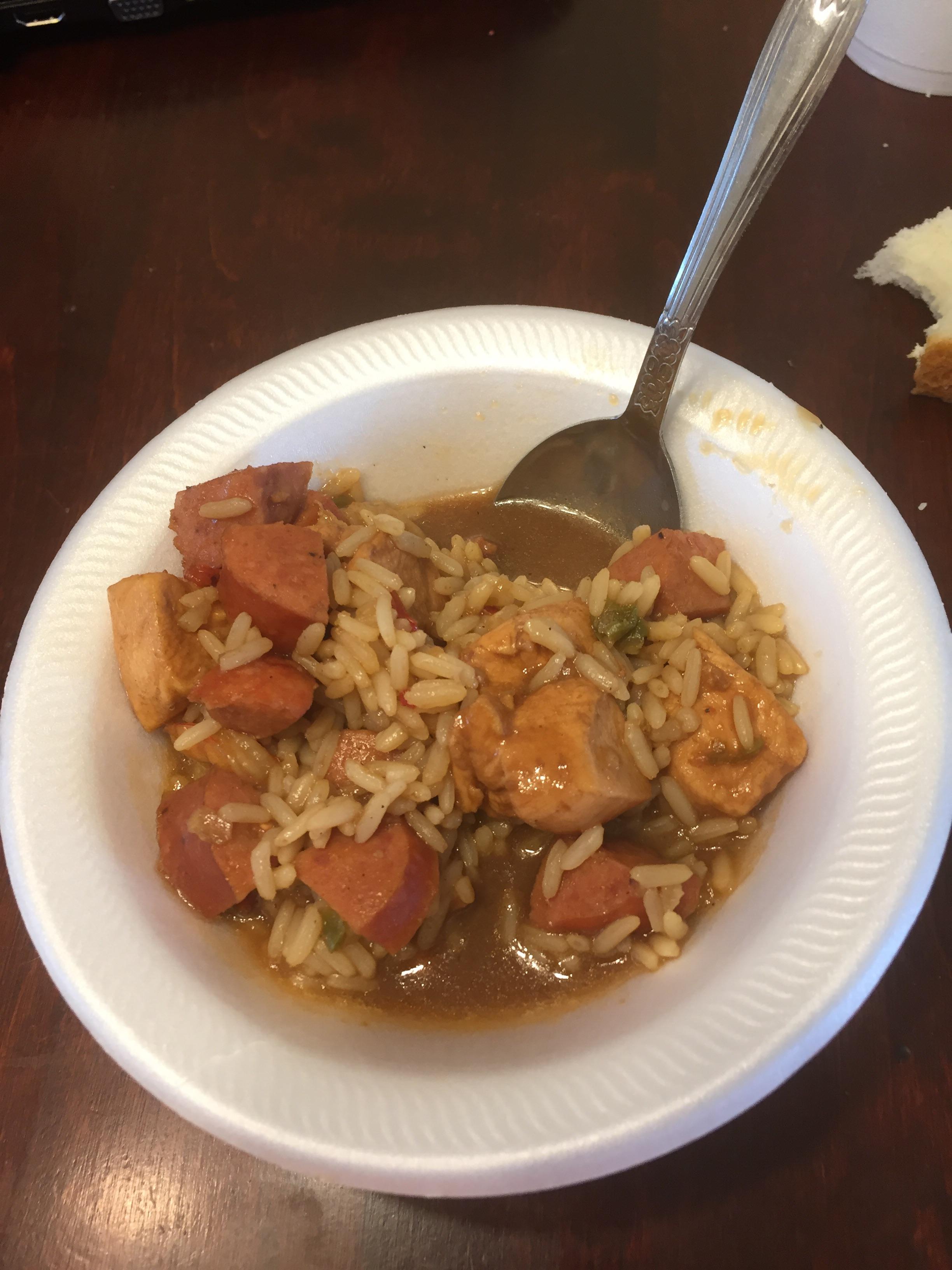 [Homemade] Chicken, Sausage and Shrimp Jambalaya r/food
