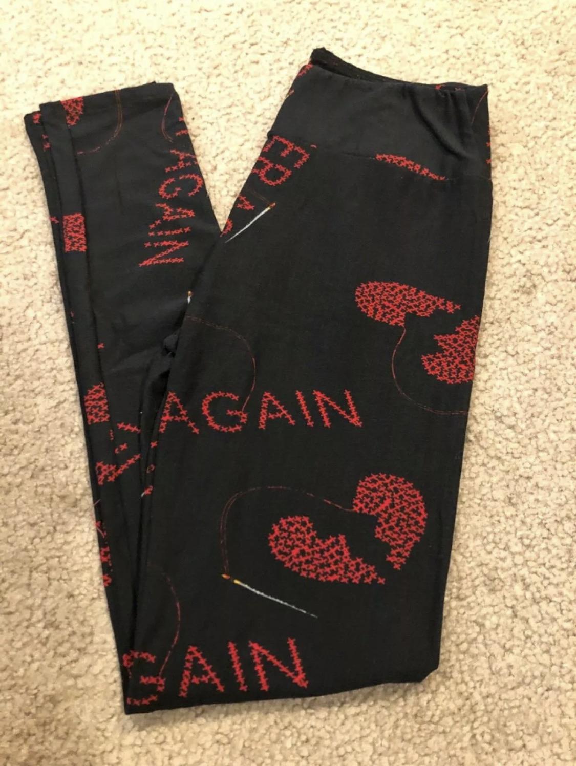 The only pair of lularoe leggings I actually wear in public or even wear in general. LuLaNo