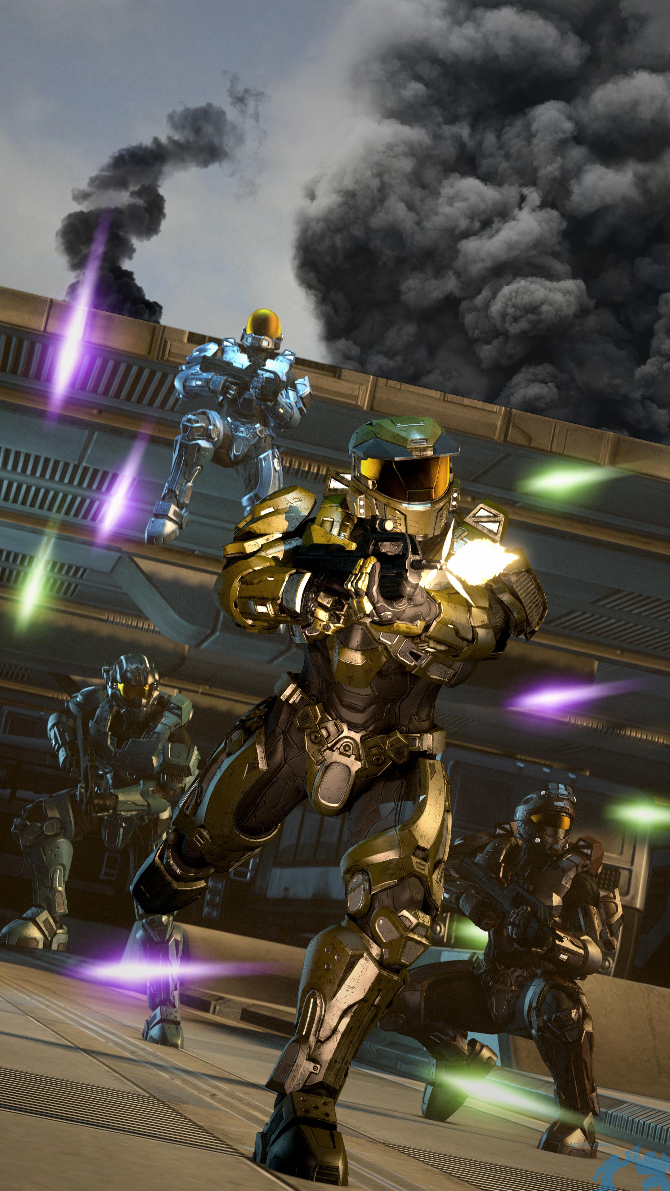 Source Filmmaker remake of Collateral Damage cover r/halo