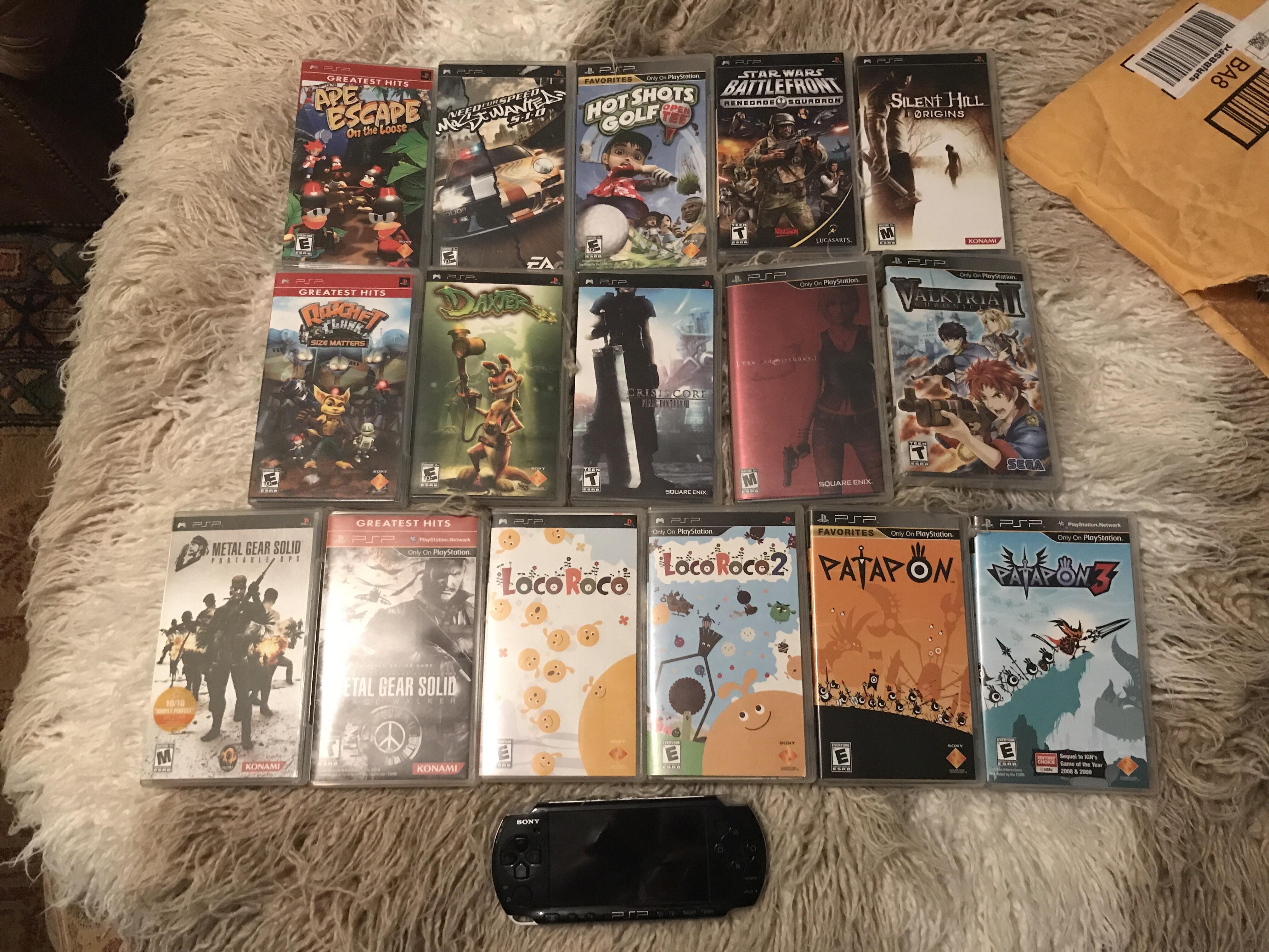 PSP Collection!! gamecollecting