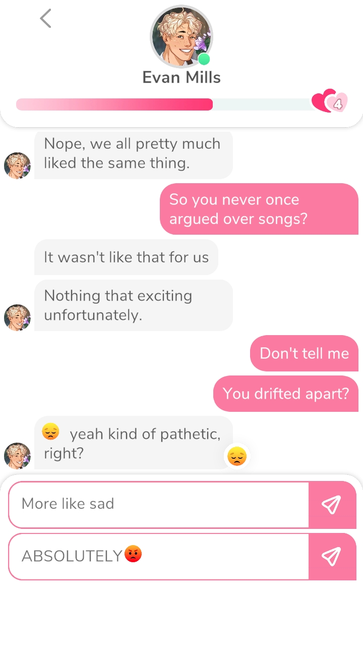 Lol what is this text option for Evan 🤣 r/MeChat